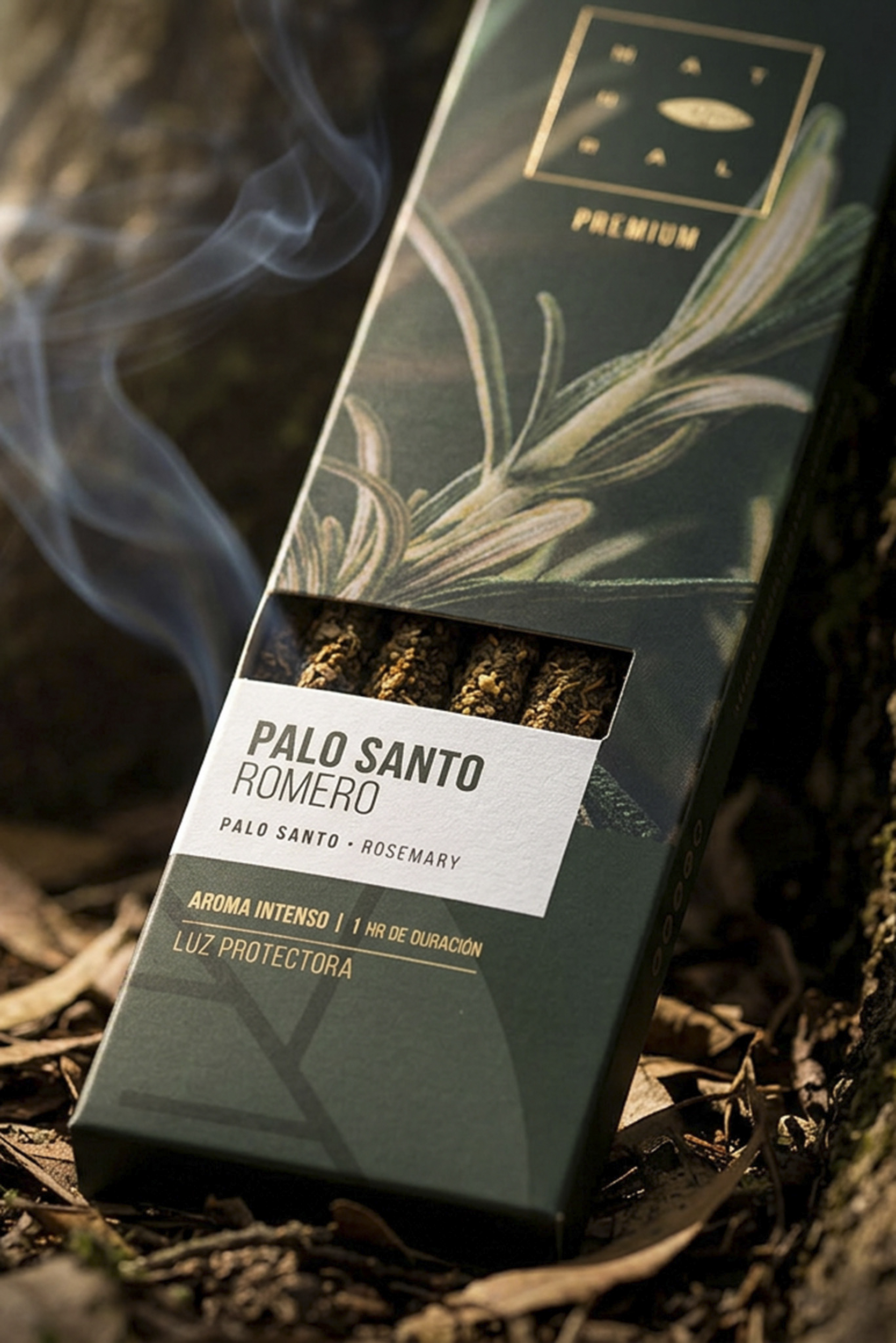 Incienso Natural Premium Palo Santo y Romero