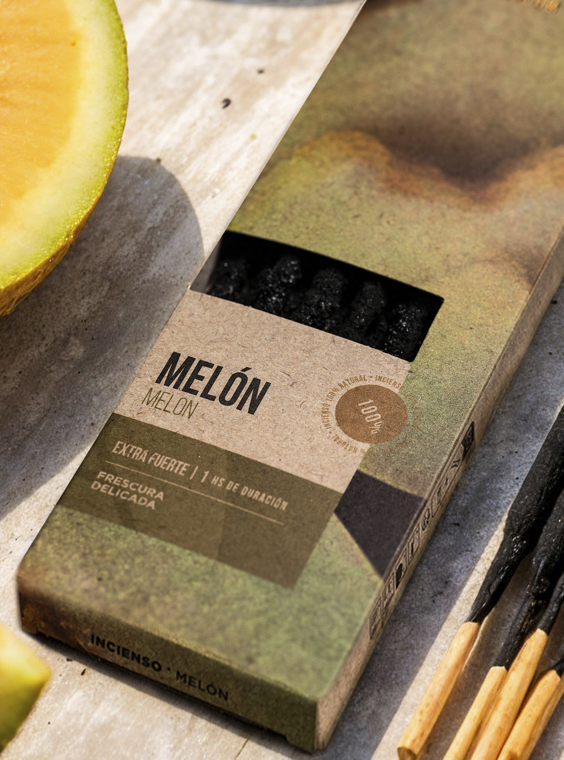 Incienso Natural Premium Melón