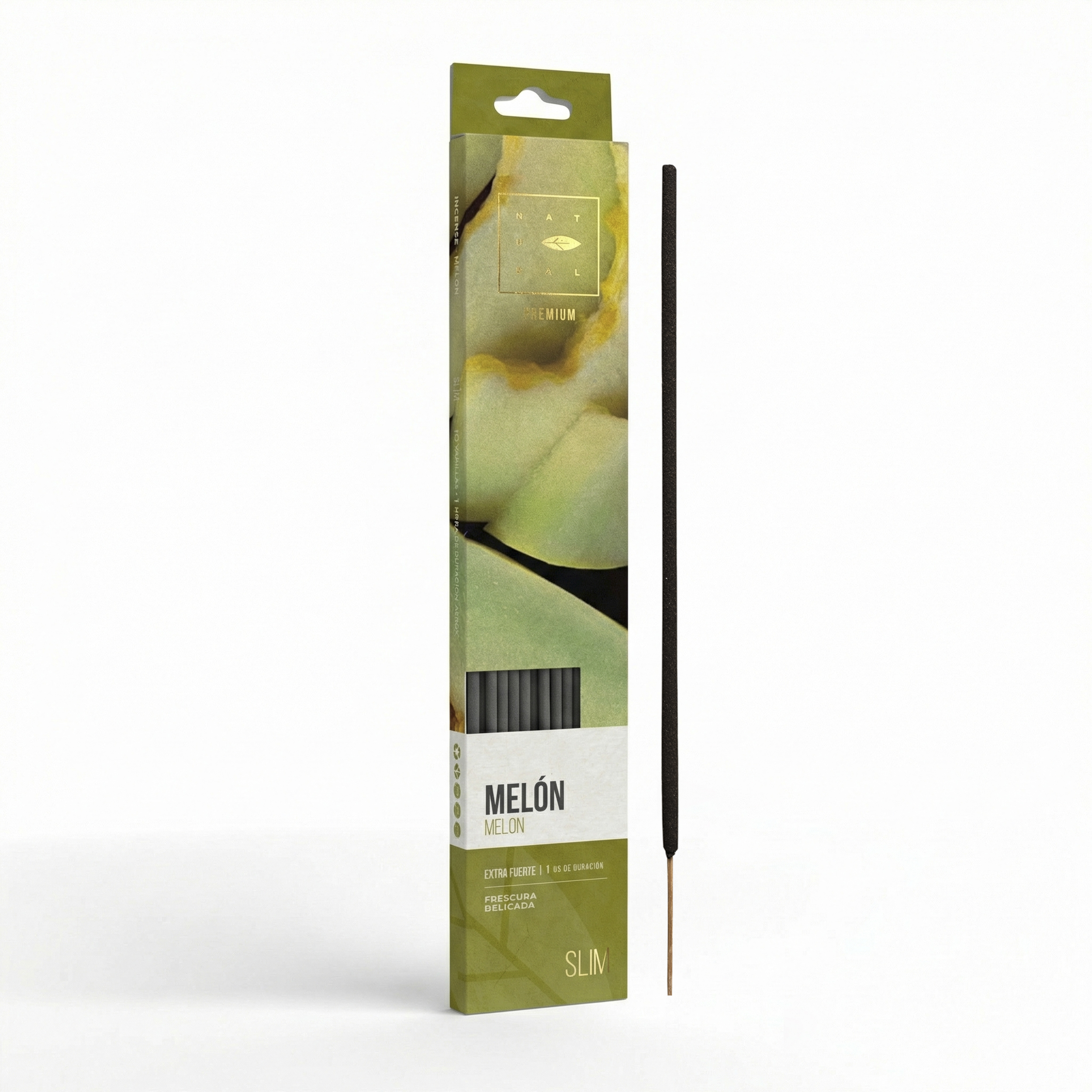 Incienso Natural Premium Slim Melón
