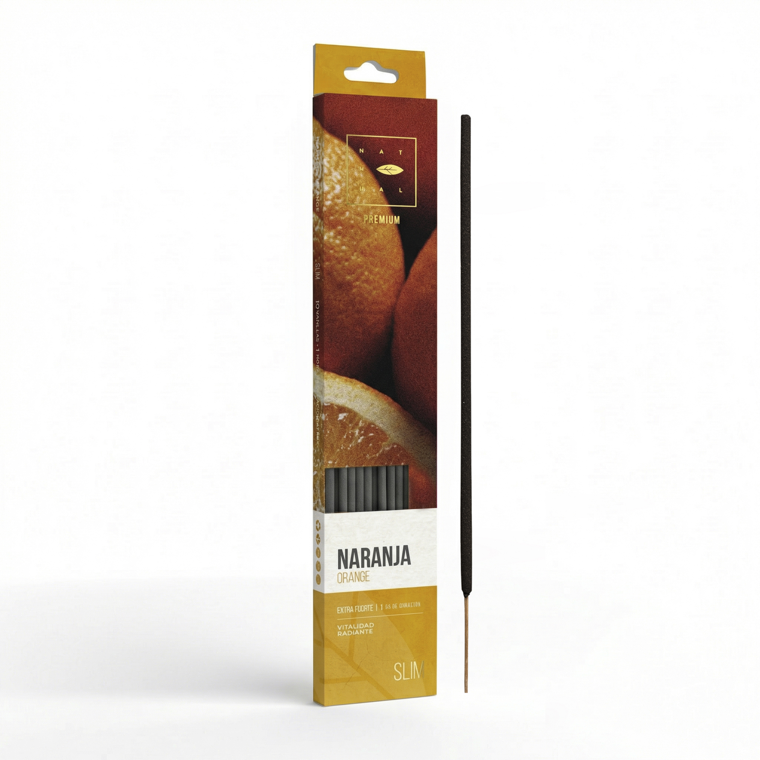 Incienso Natural Premium Slim Naranja