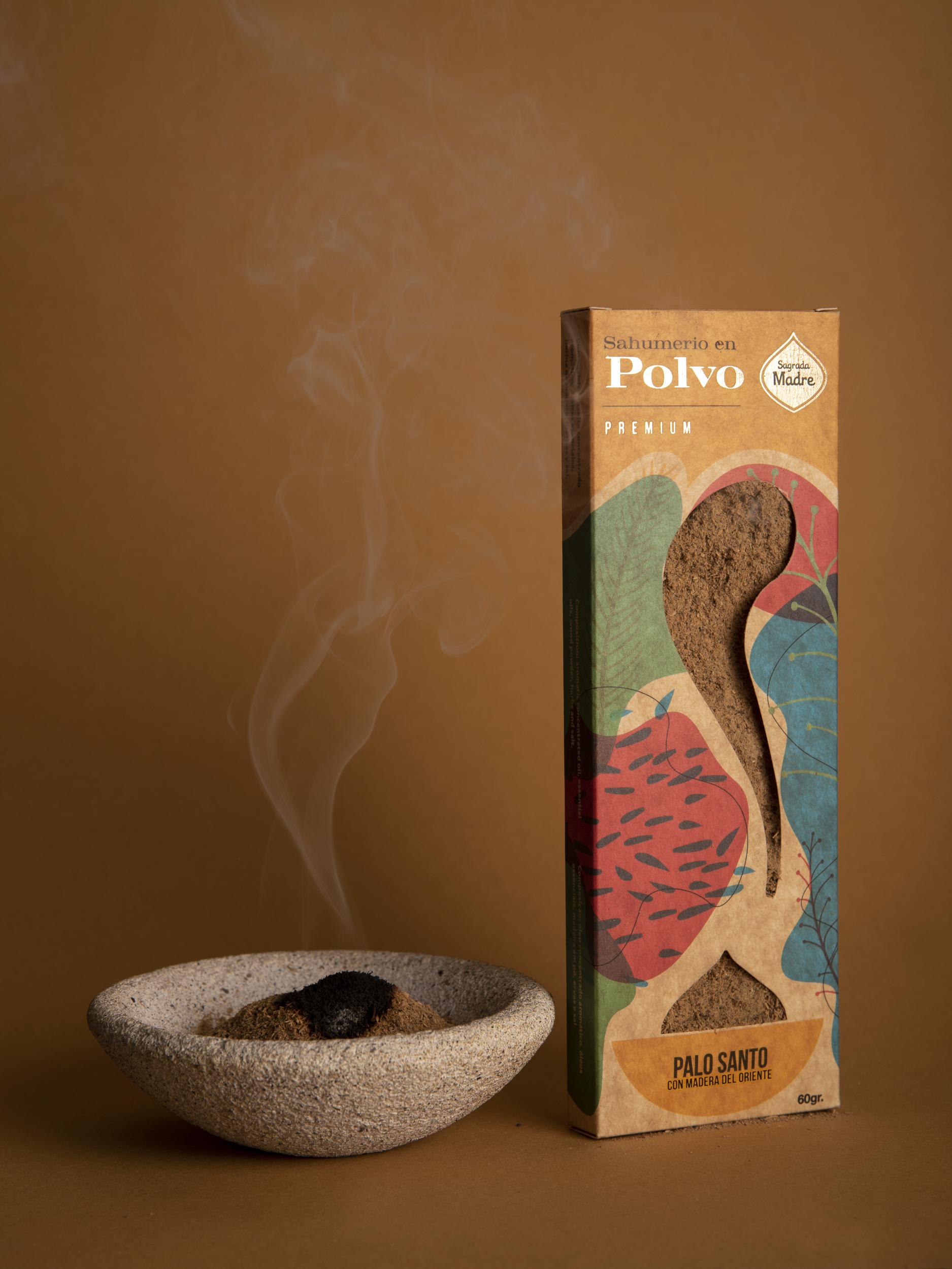 Sahumerio en Polvo Palo Santo