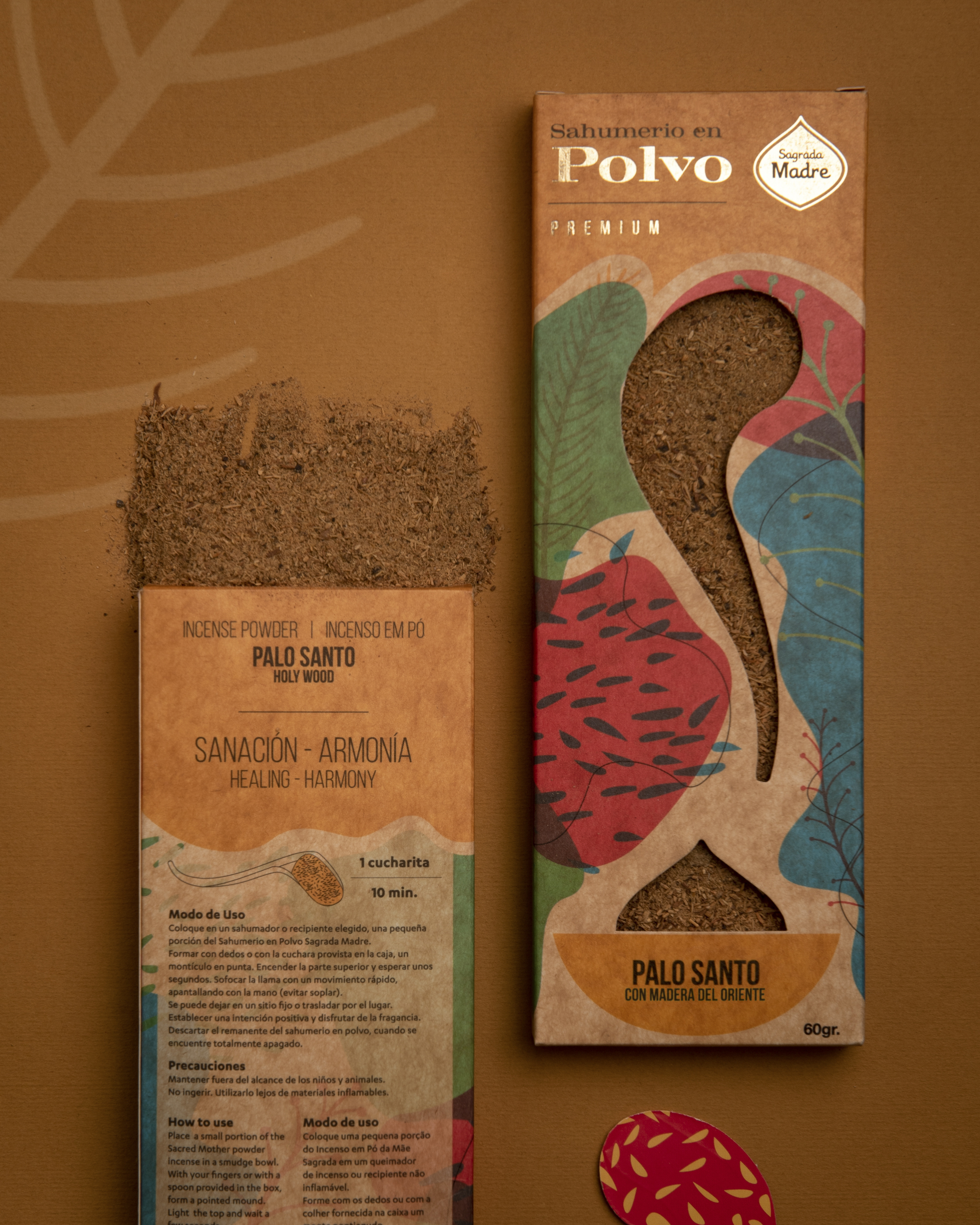 Sahumerio en Polvo Palo Santo