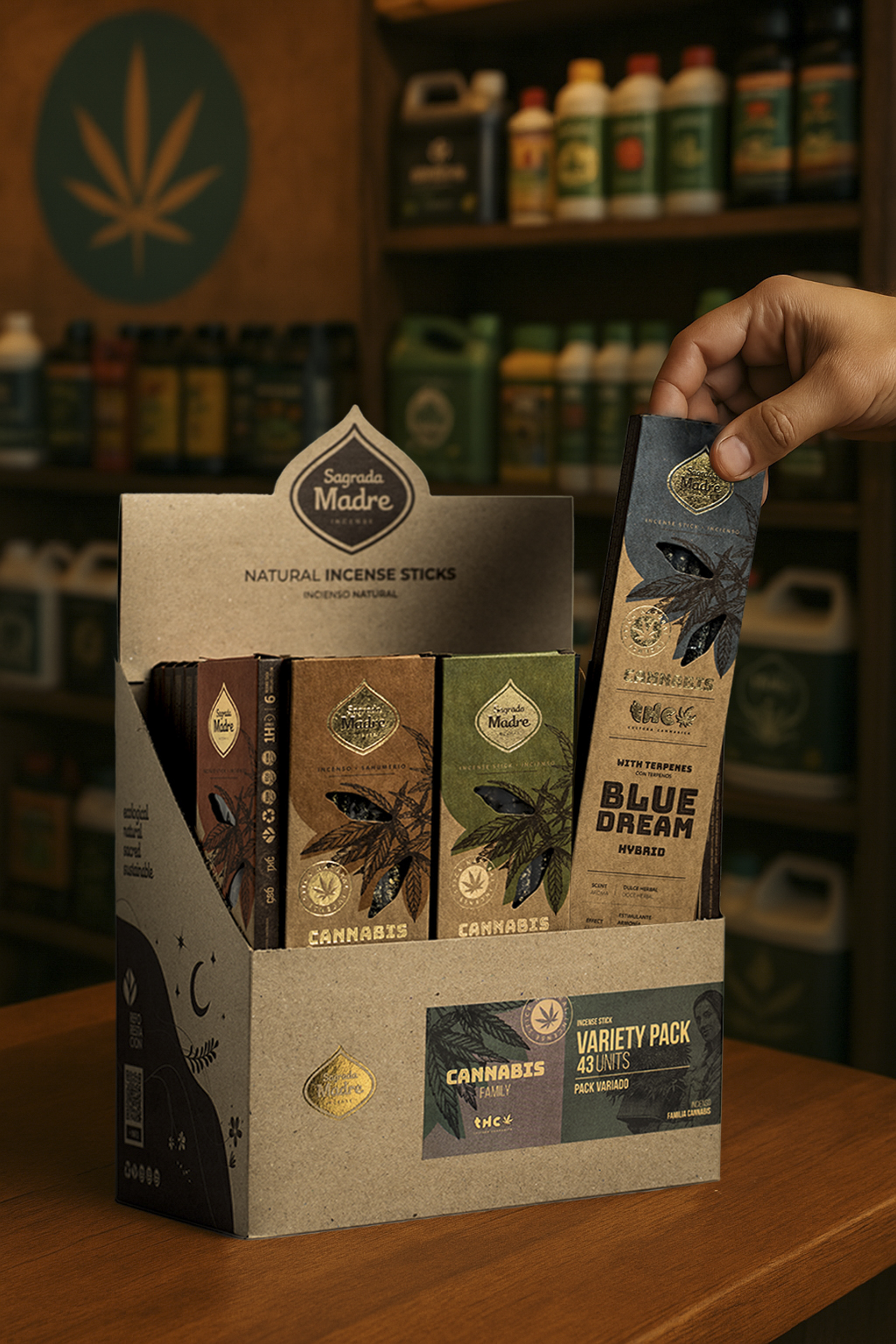 Incienso Family Pack Cannabis 43 unidades
