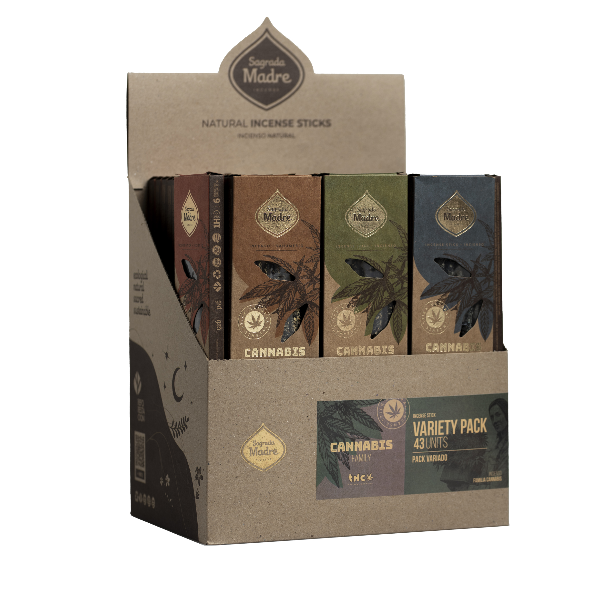 Incienso Family Pack Cannabis 43 unidades