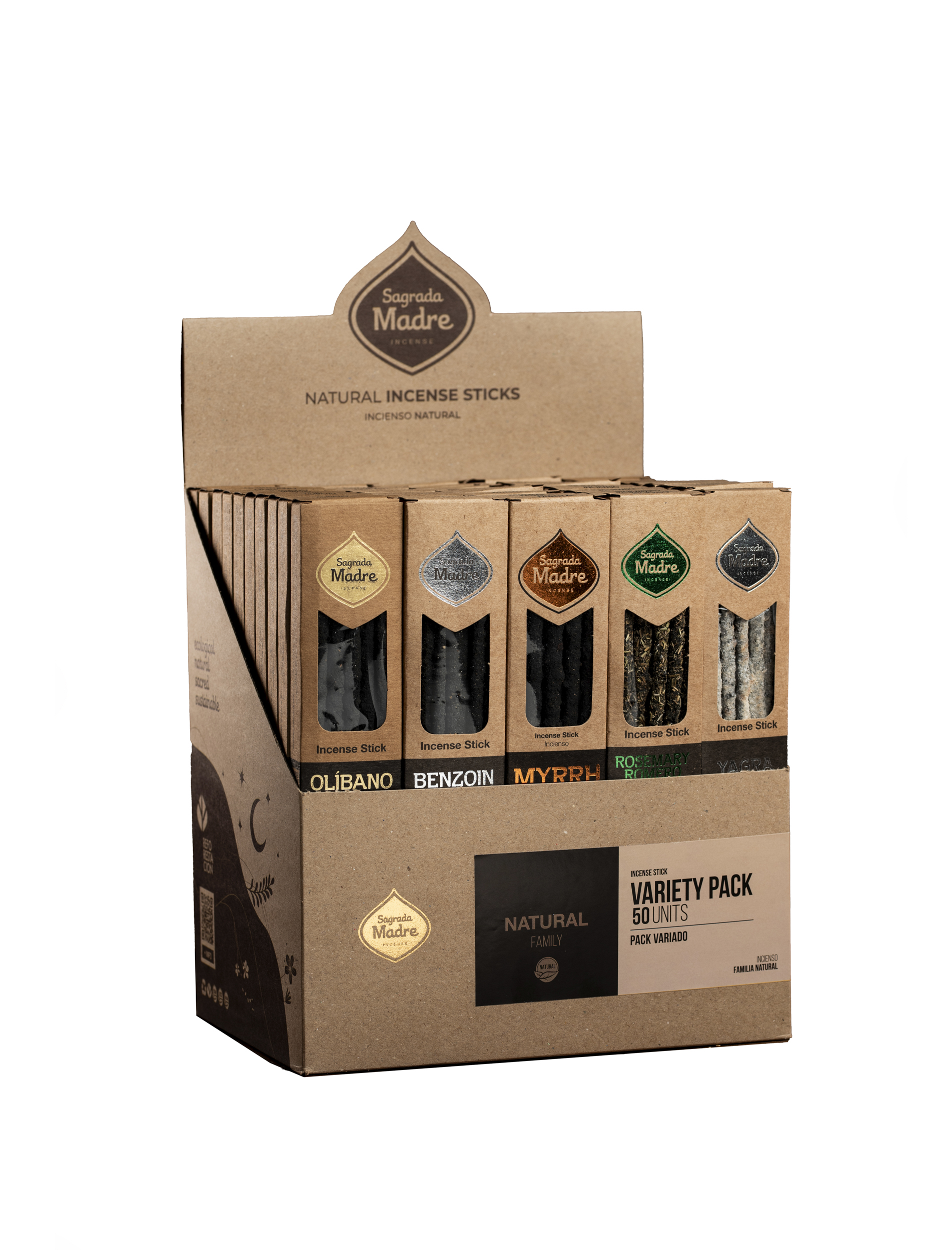 Incienso Family Pack Natural 50 unidades