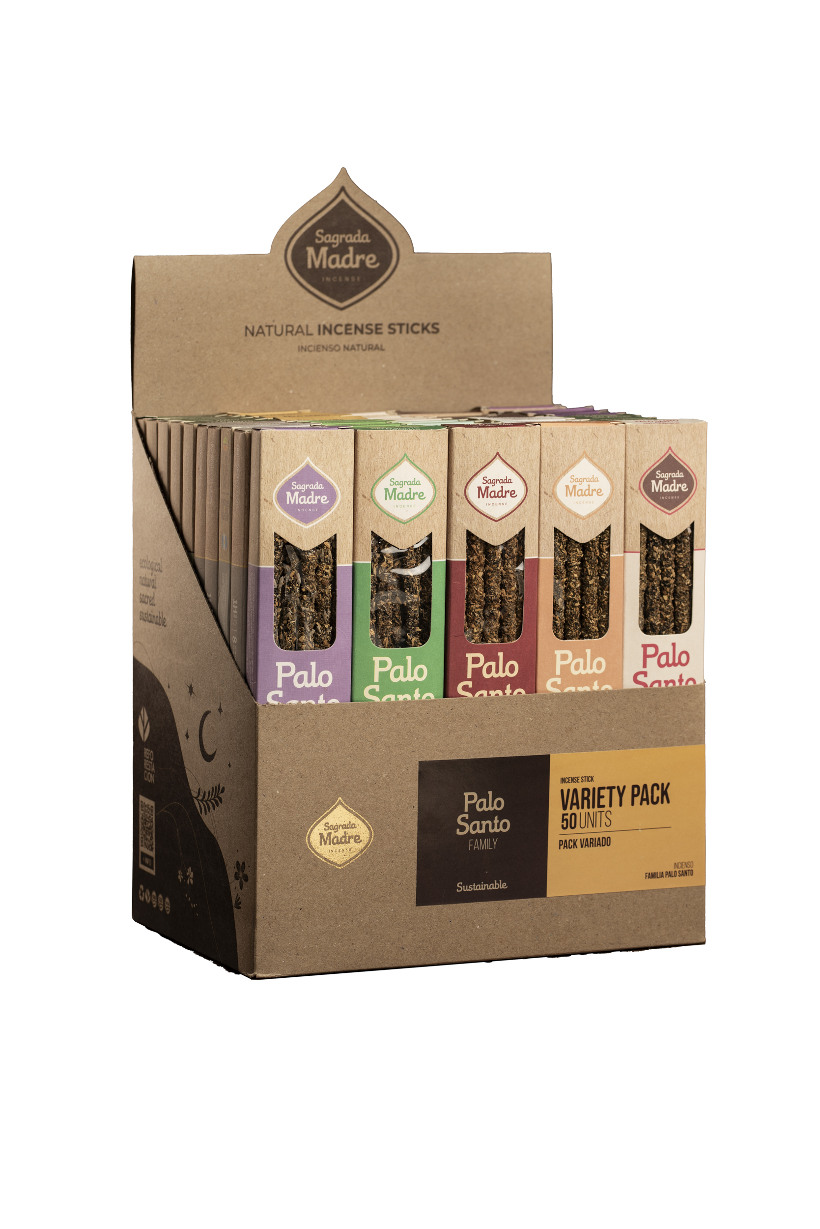 Incienso Family Pack Palo Santo 50 unidades
