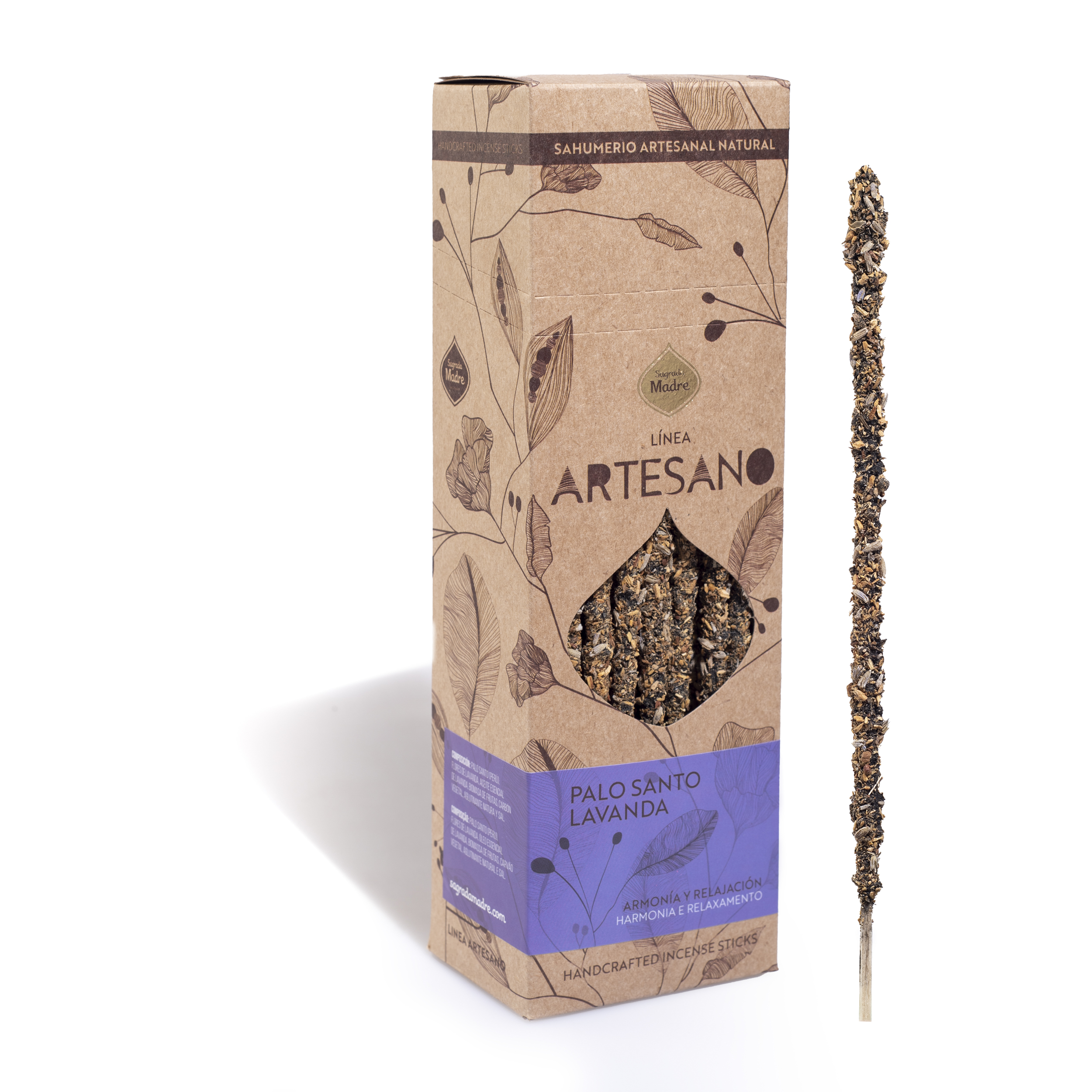 Incienso Artesano Palo Santo - Lavanda x30