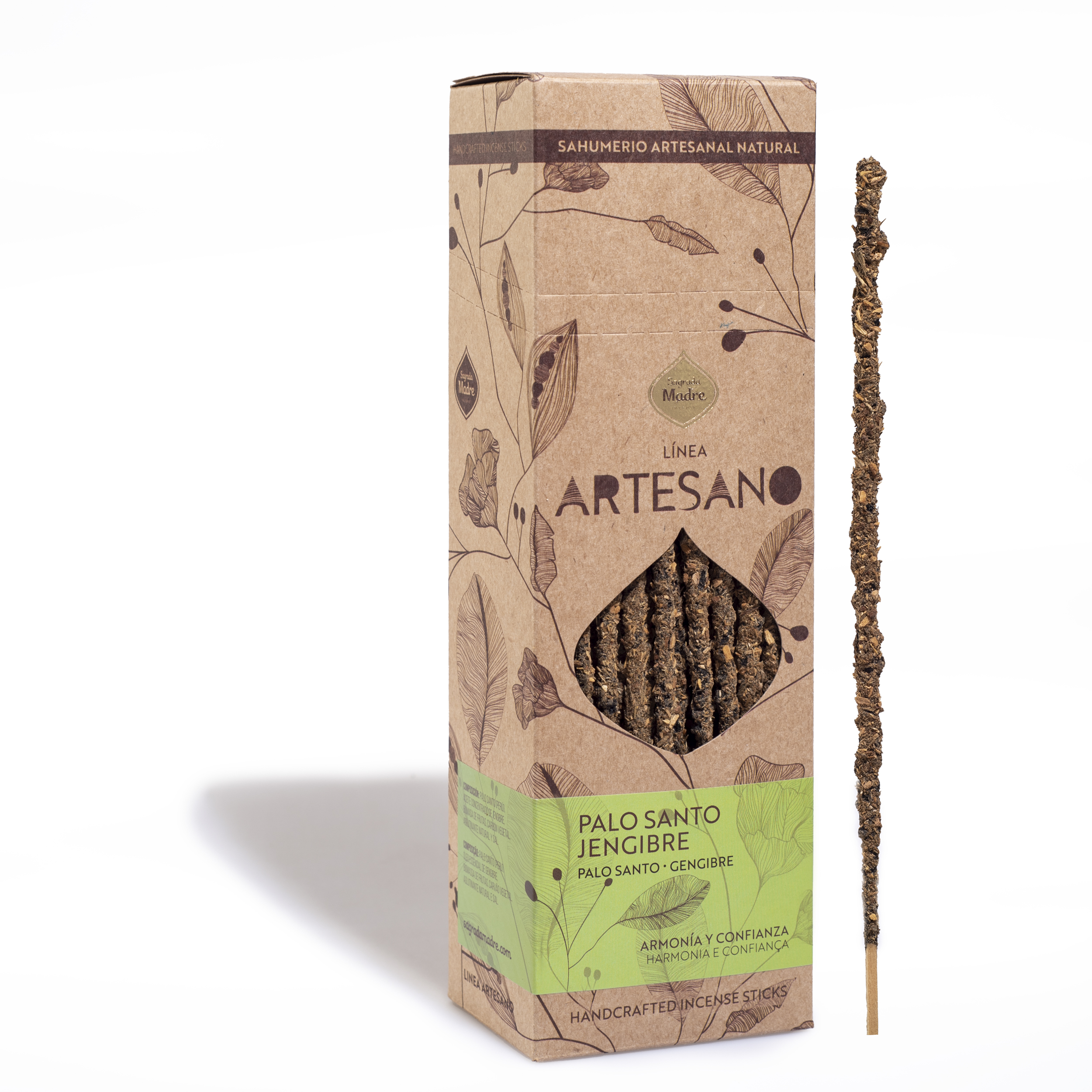 Incienso Artesano Palo Santo - Jengibre x30