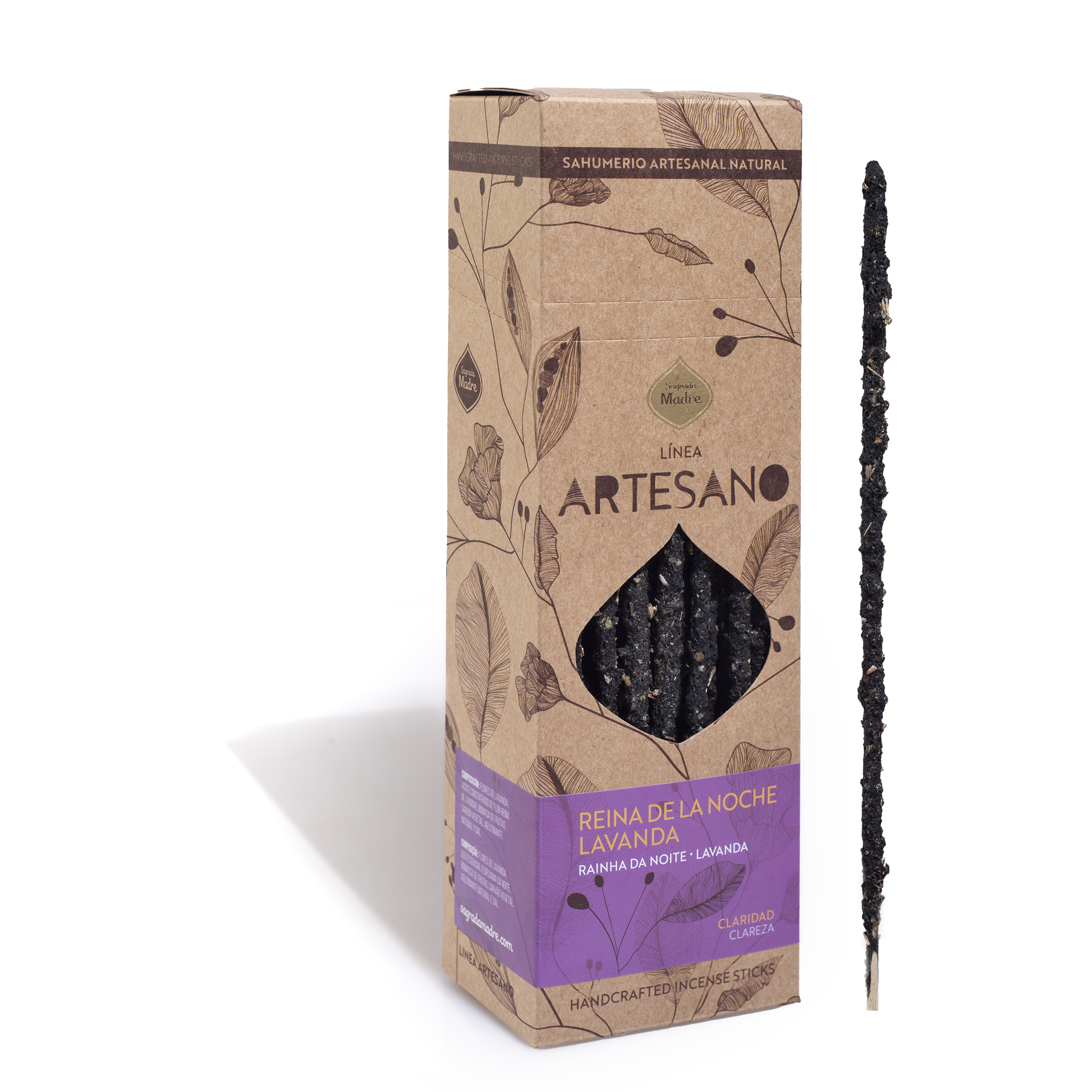 Incienso Artesano Reina de la Noche - Lavanda x30