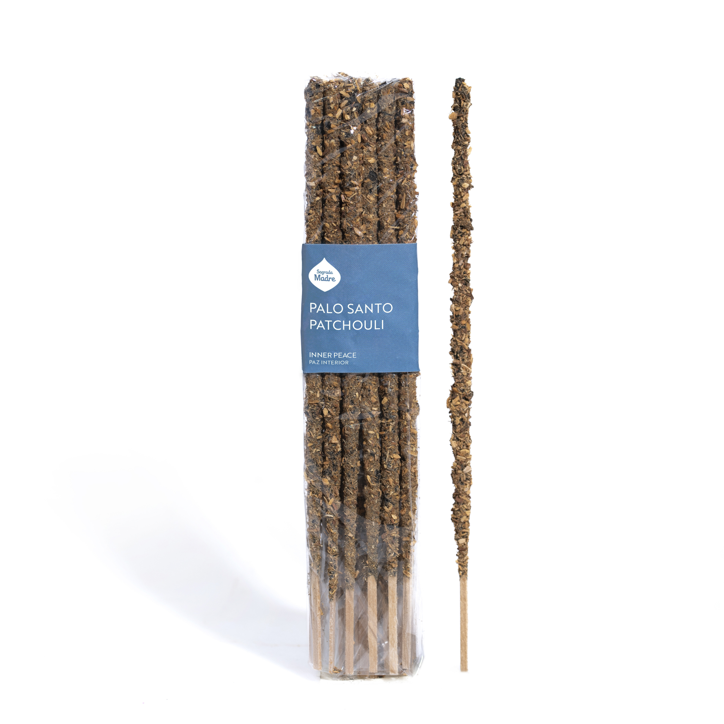 Incienso Sagrada Madre Palo Santo y Pachulí x20