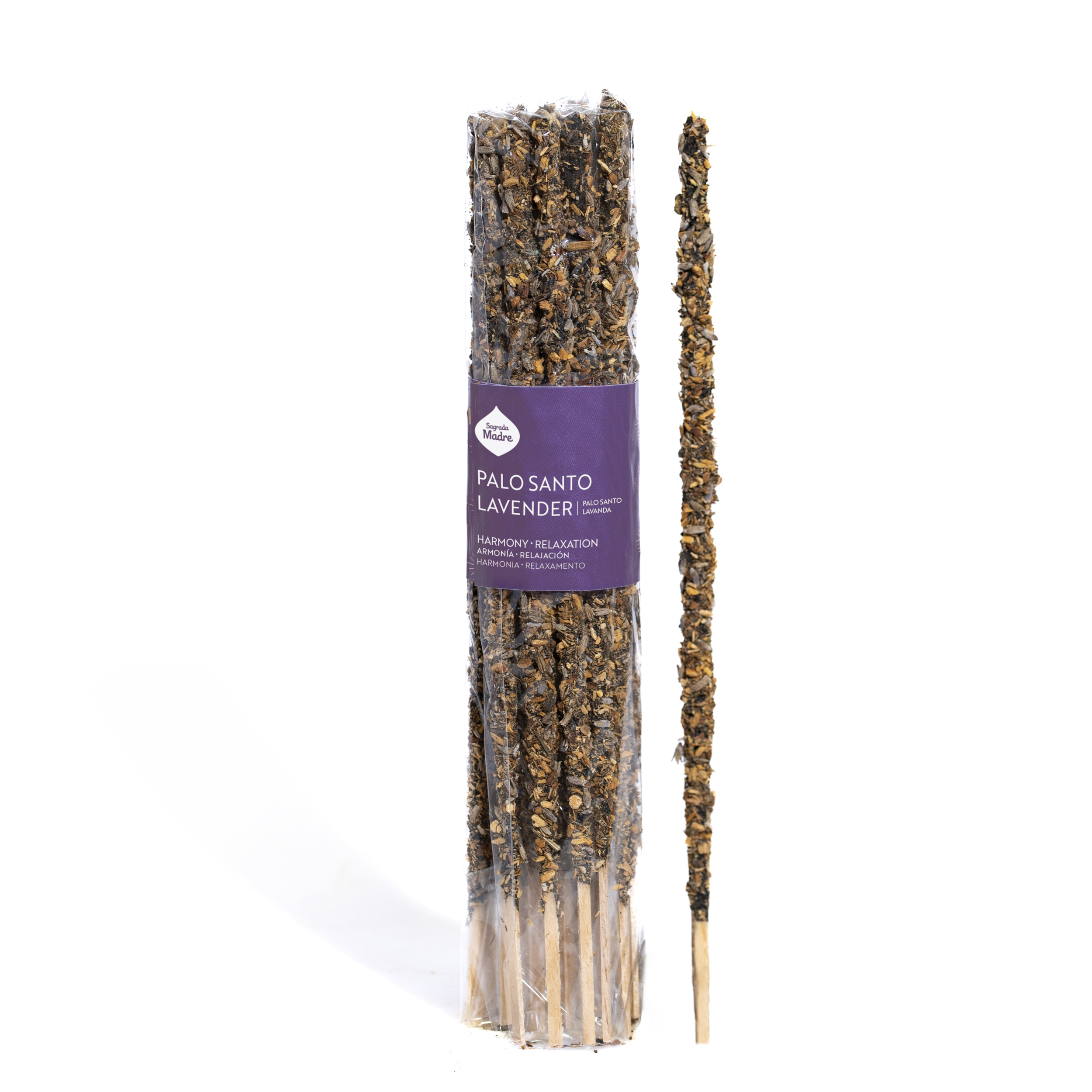 Incienso Sagrada Madre Palo Santo y Lavanda x20