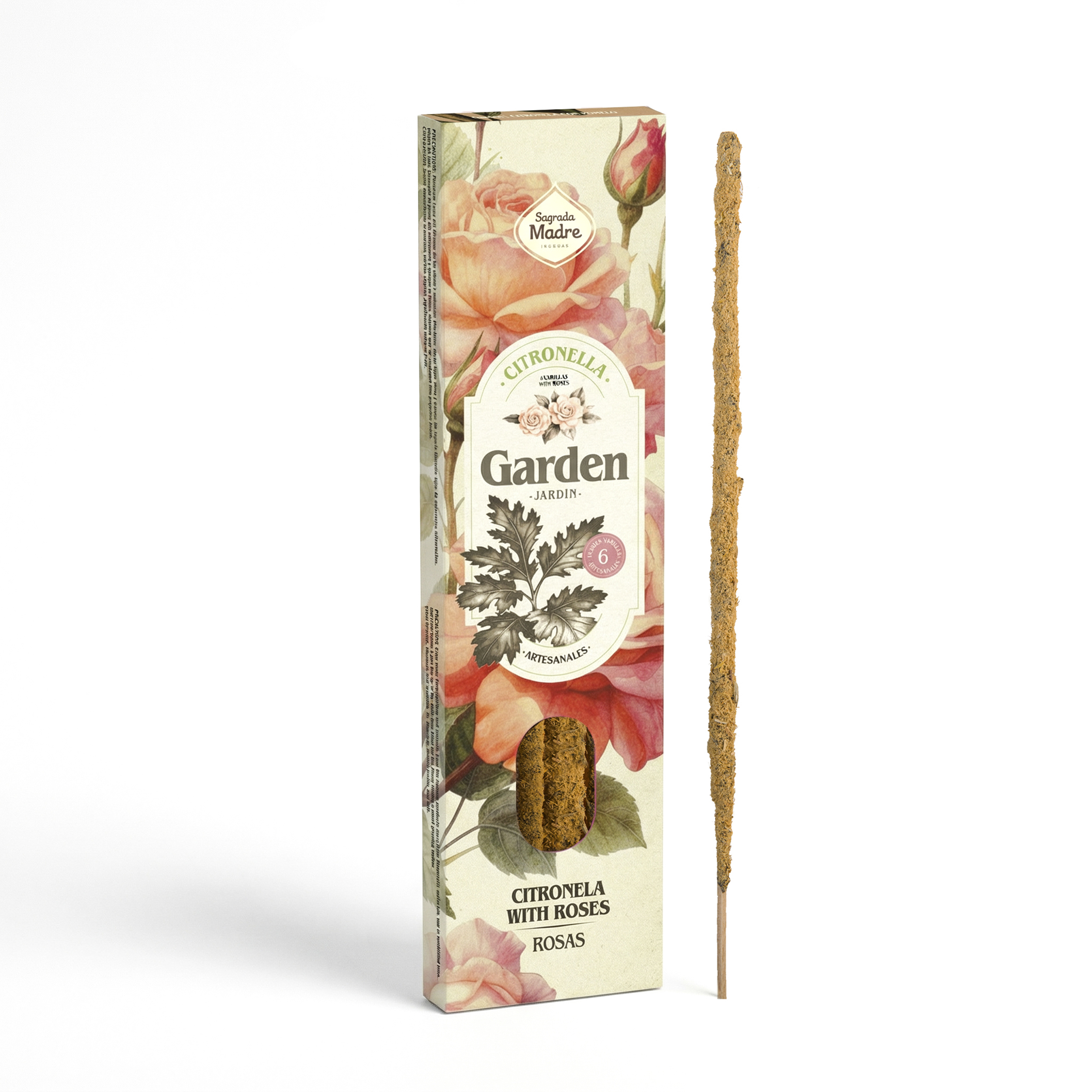 Incienso Garden Citronela y Rosas