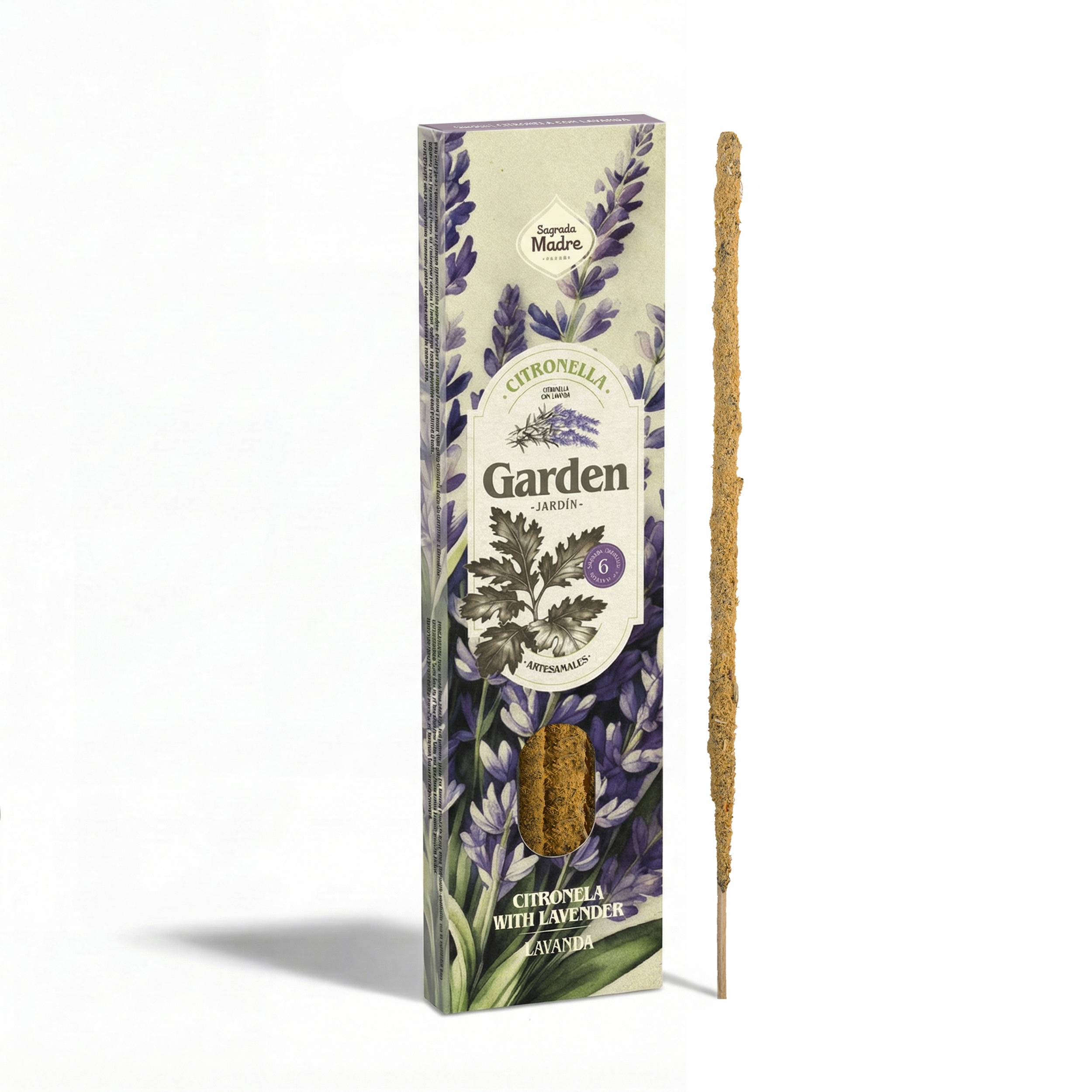 Incienso Garden Citronela y Lavanda