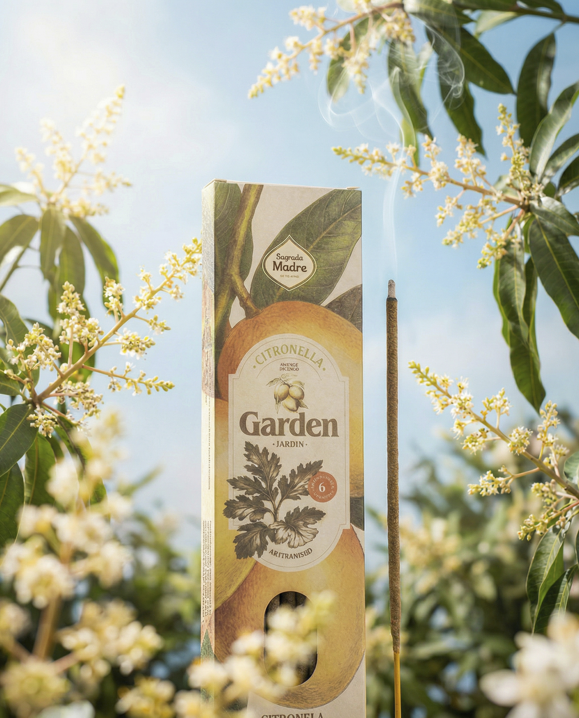 Incienso Garden Citronela y Mango