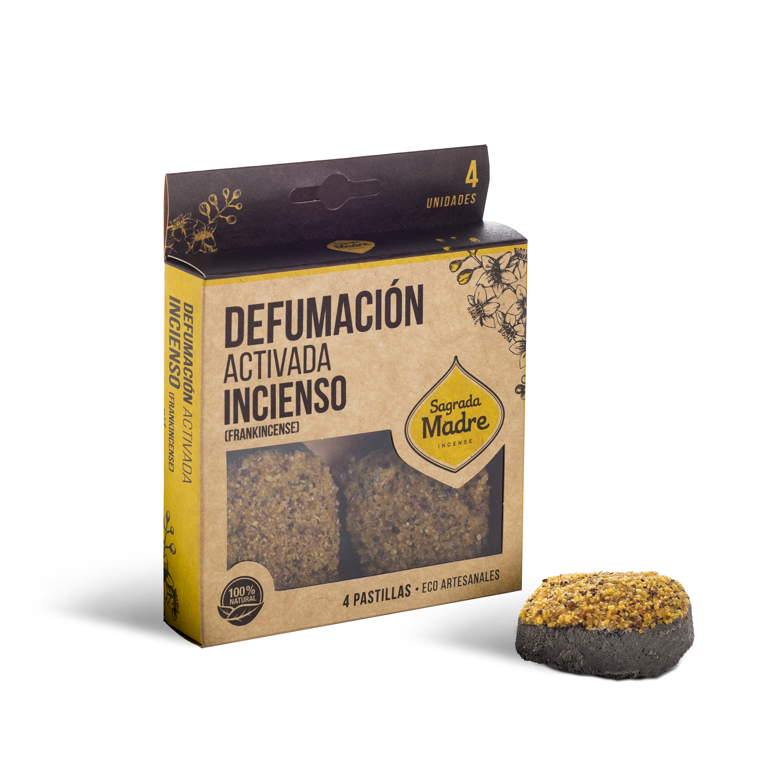 Pastillas de Defumación Activada Incienso x4