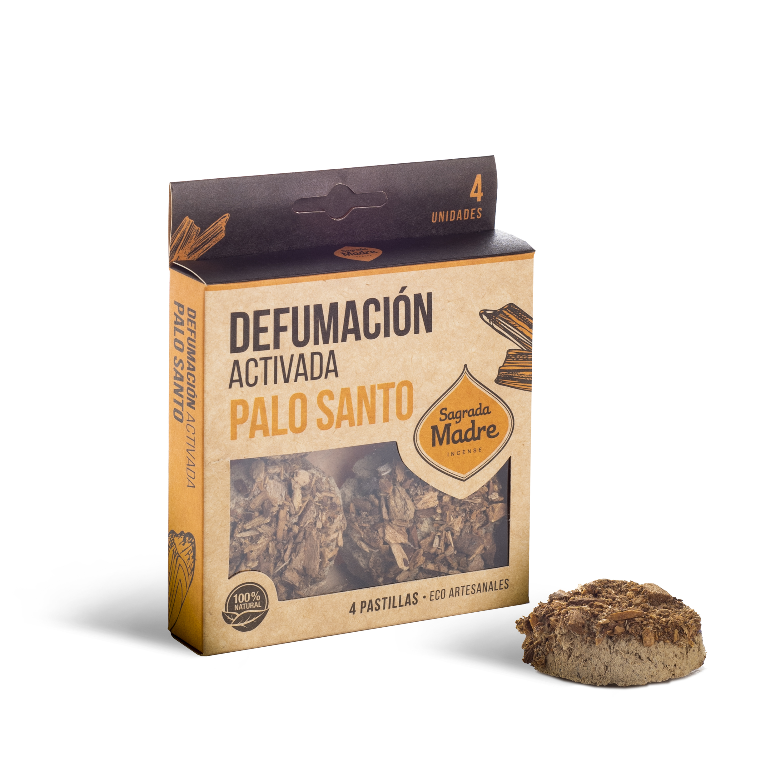 Pastillas de Defumación Activada Palo Santo x4