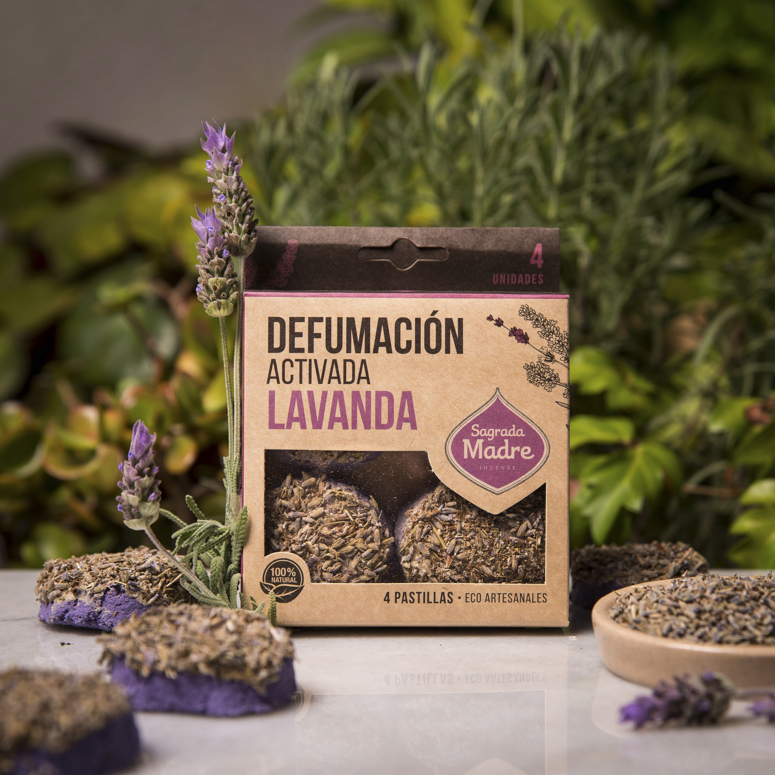 Pastillas de Defumación Activada Lavanda x4