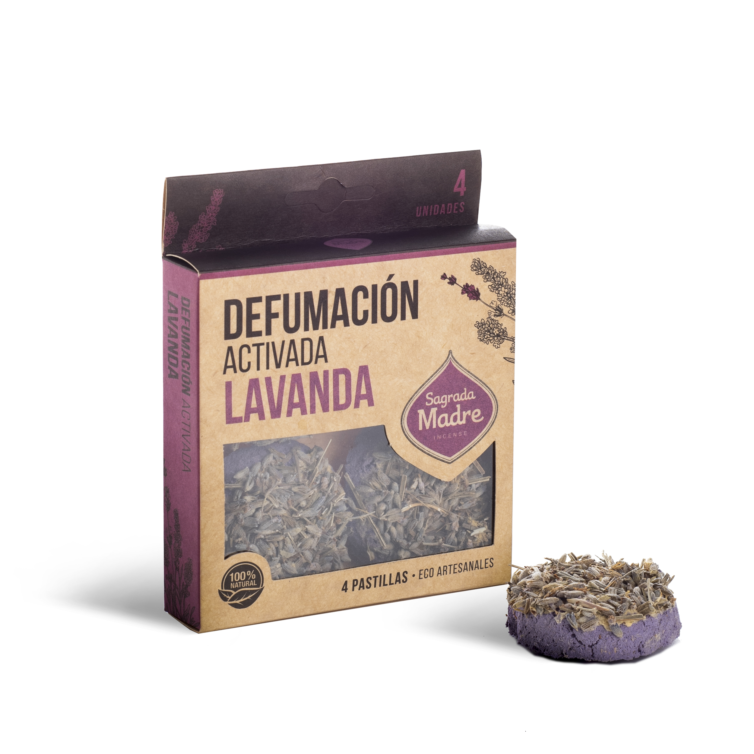 Pastillas de Defumación Activada Lavanda x4