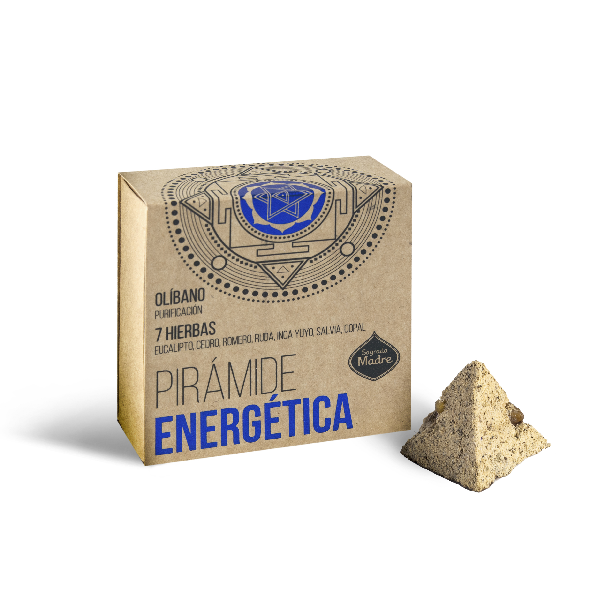 Pirámide Energética x4 7 Hierbas y Olíbano