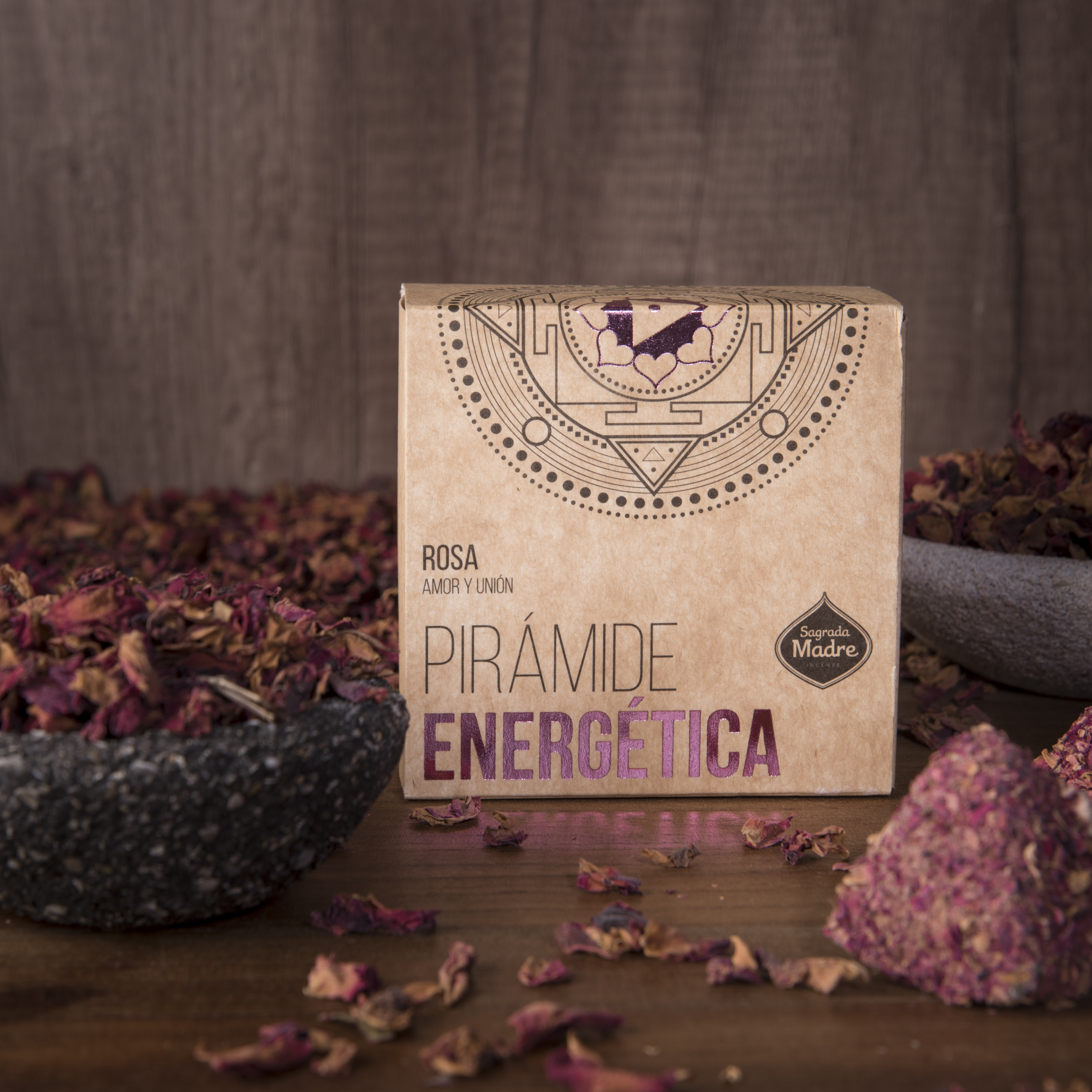 Pirámide Energética x4 Rosas