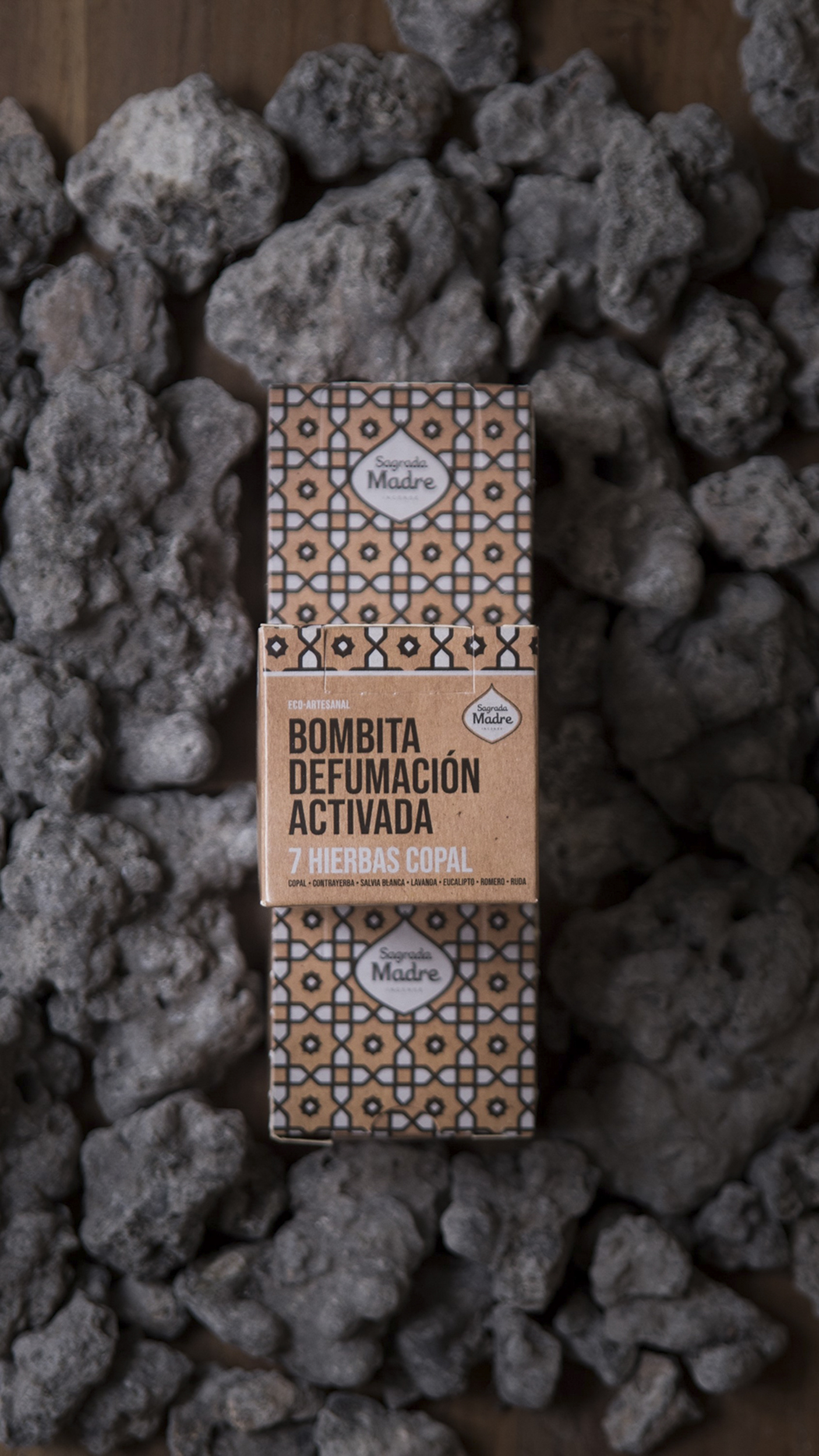 Bombitas de Defumación Activada 7 Hierbas + Copal x8