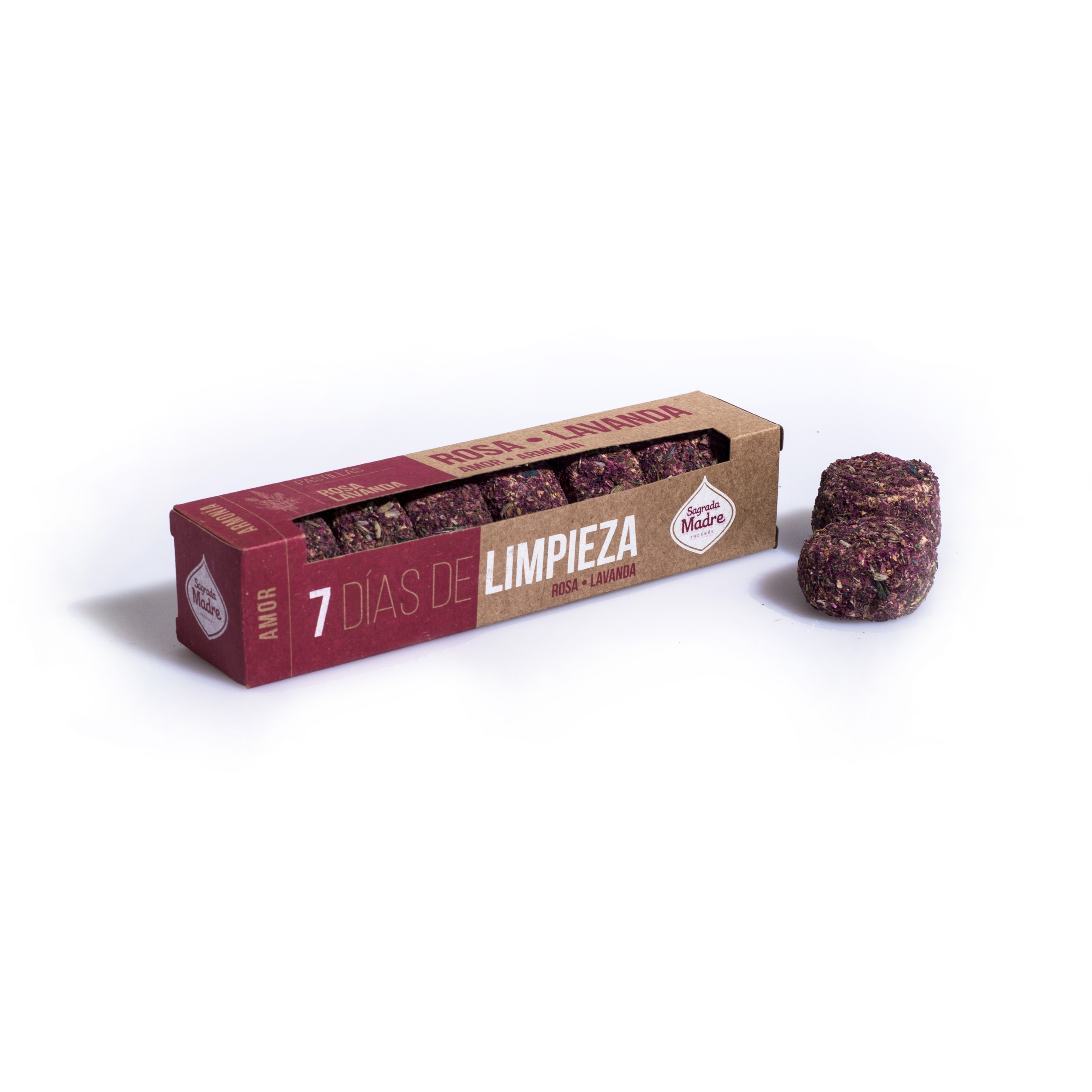 Pastillas 7 Días de Limpieza Rosa y Lavanda x7