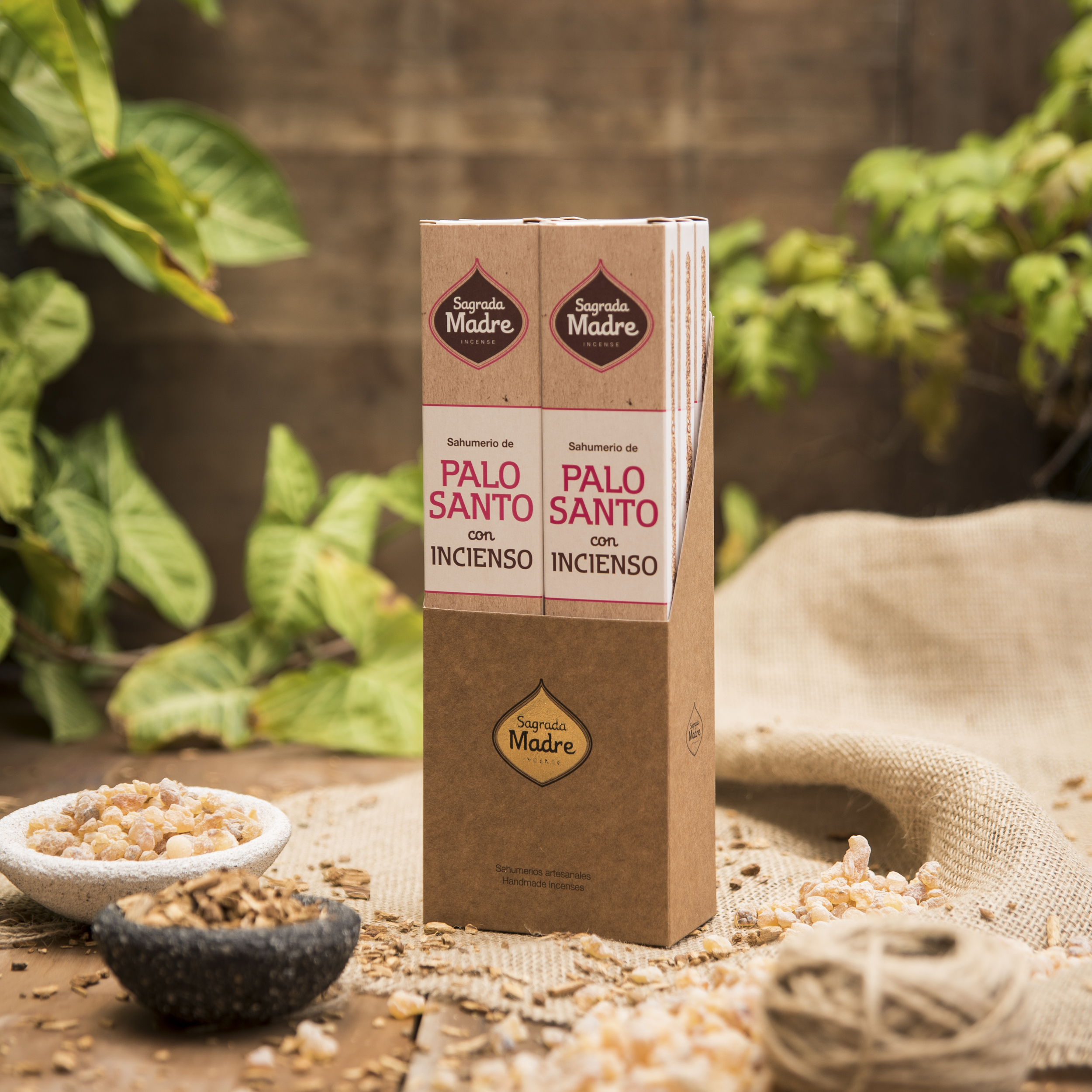 Incienso Palo Santo Sustentable con Olíbano