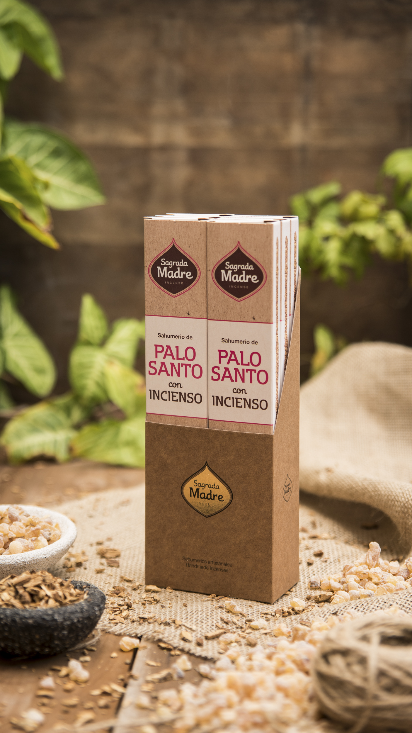 Incienso Palo Santo Sustentable con Olíbano