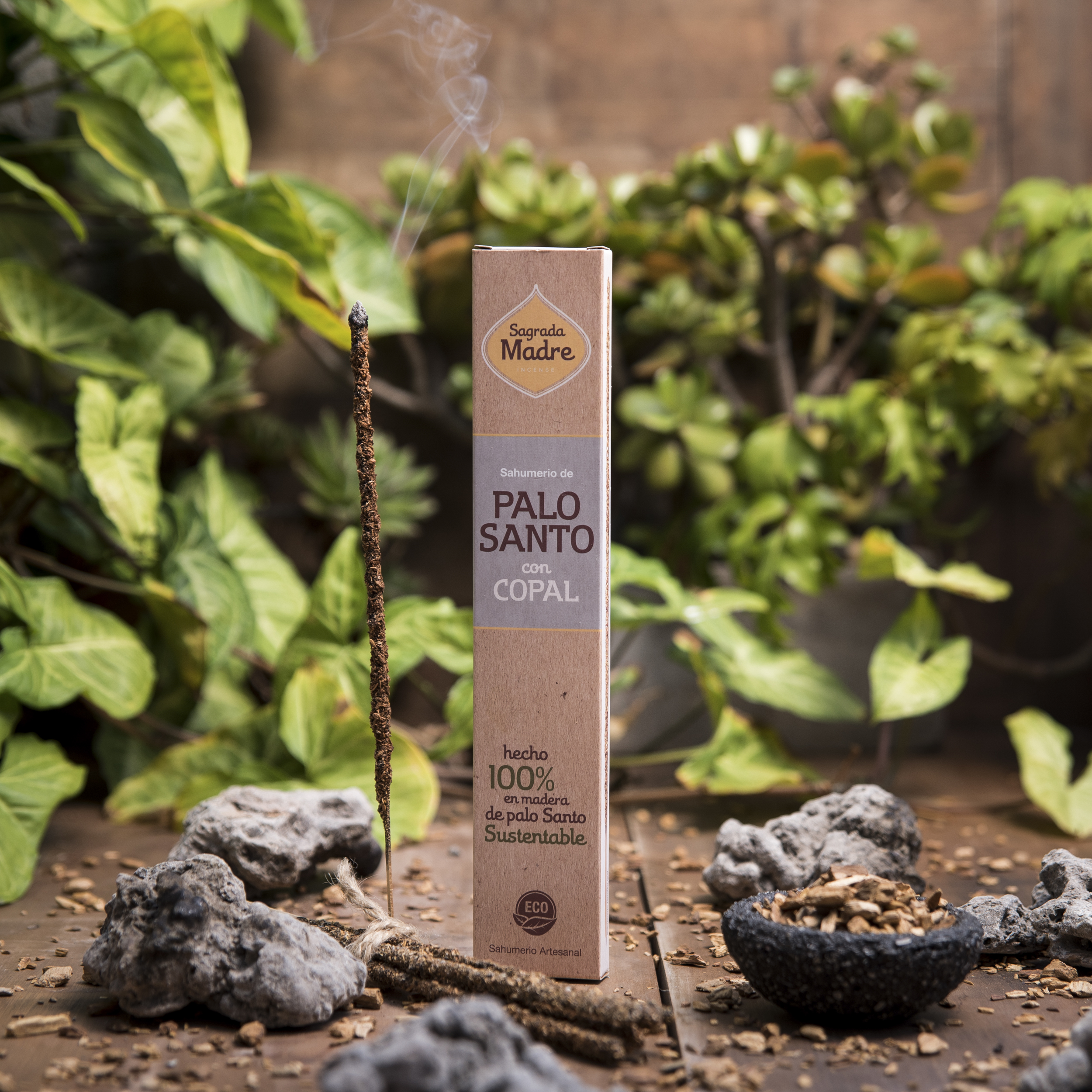 Incienso Palo Santo Sustentable con Copal