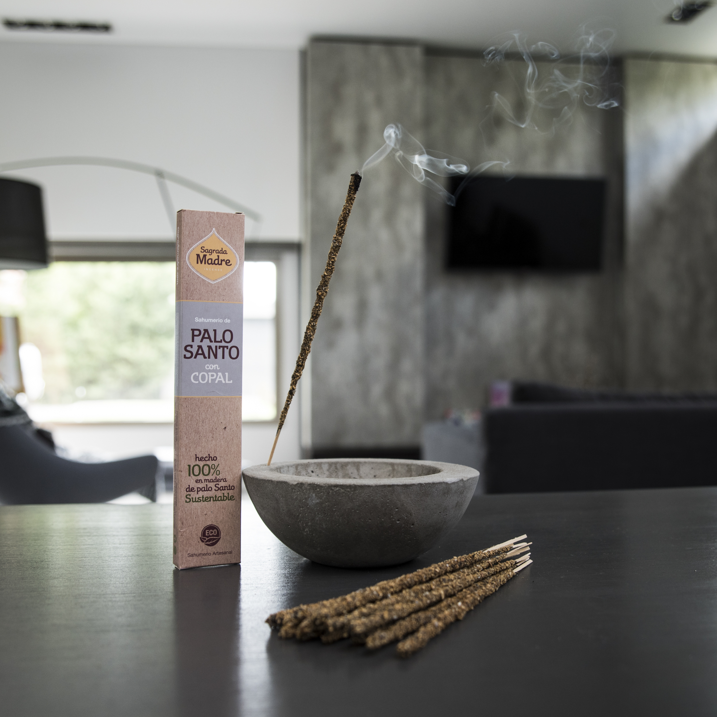Incienso Palo Santo Sustentable con Copal