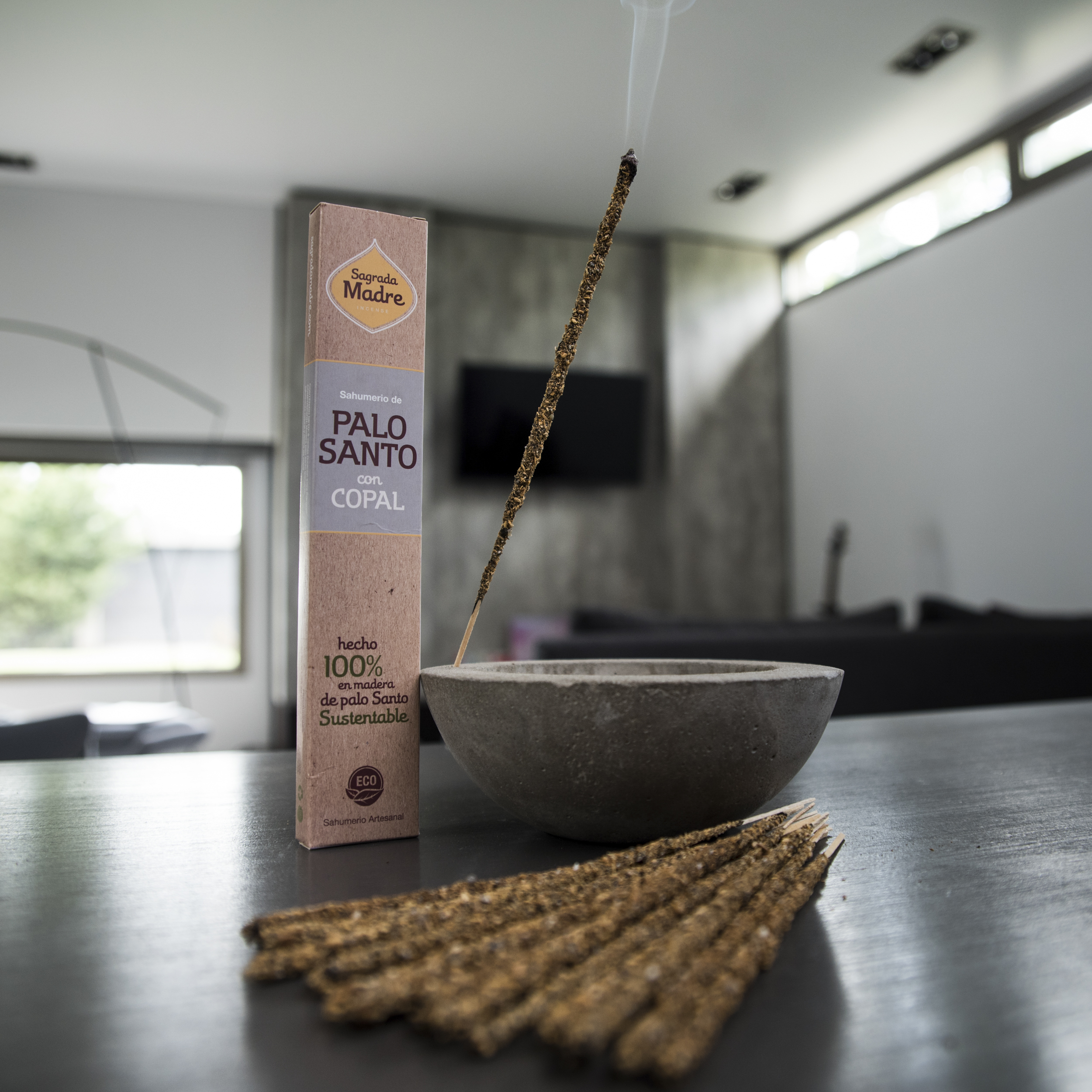 Incienso Palo Santo Sustentable con Copal
