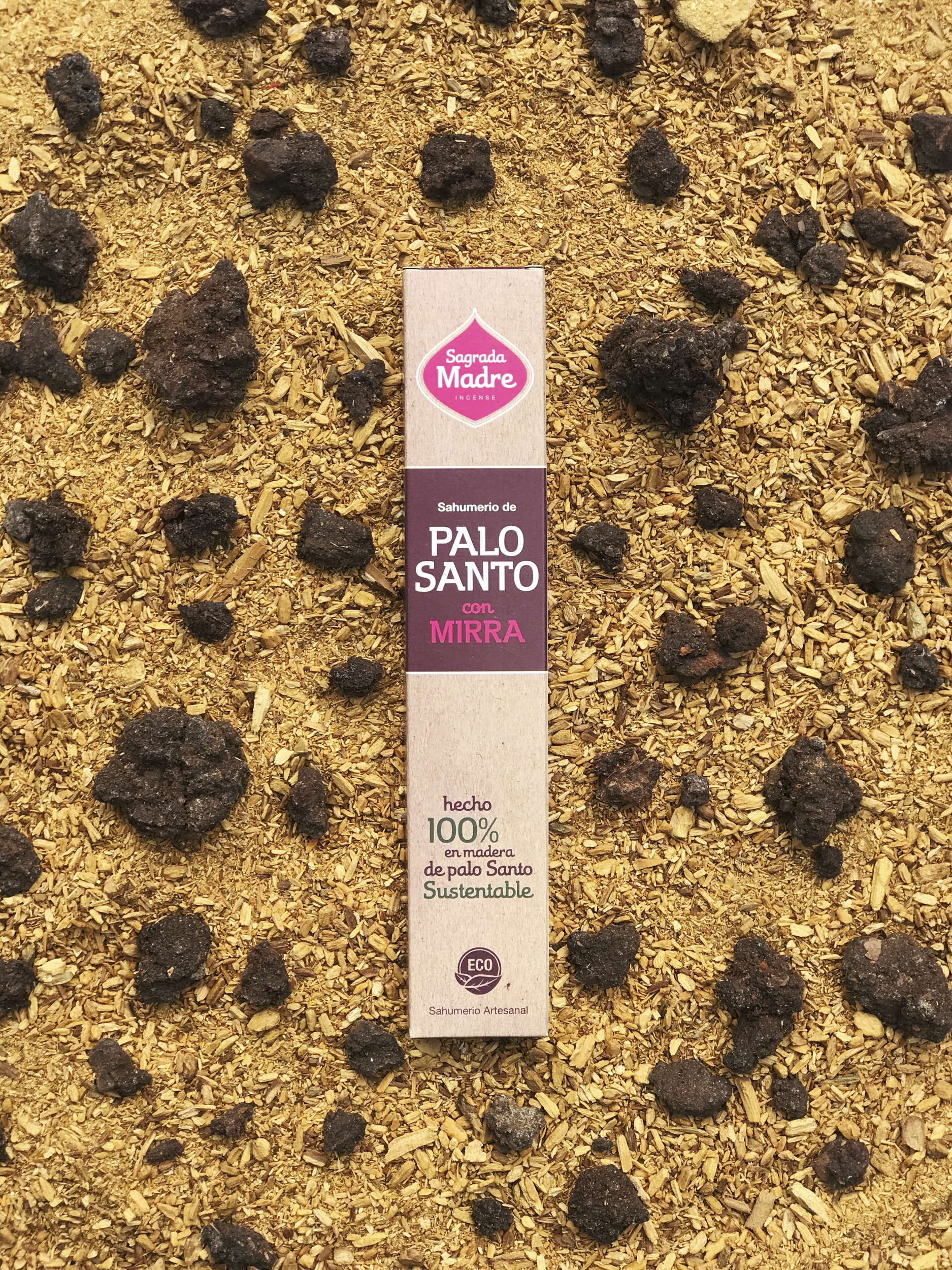 Incienso Palo Santo Sustentable con Mirra