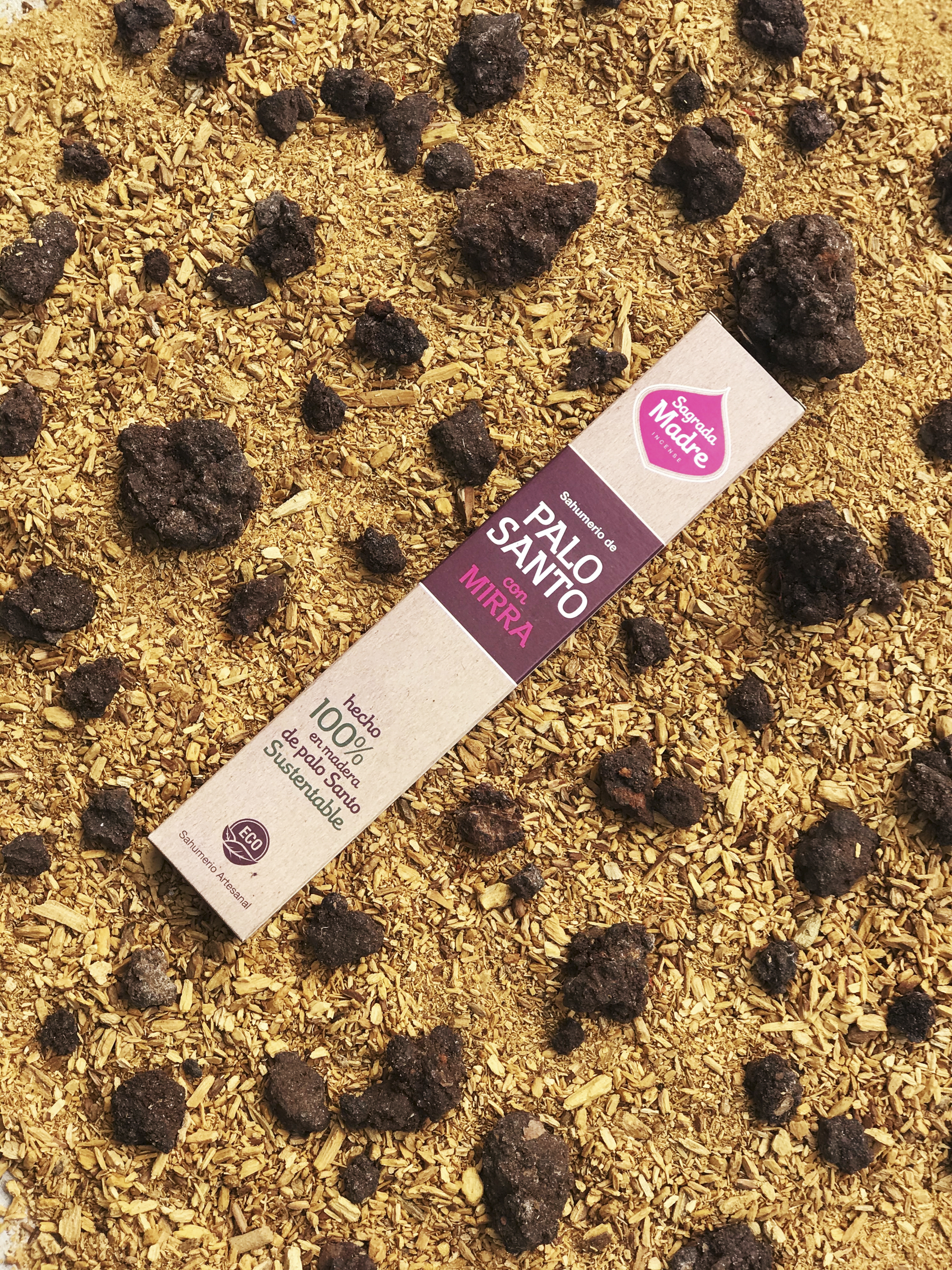 Incienso Palo Santo Sustentable con Mirra