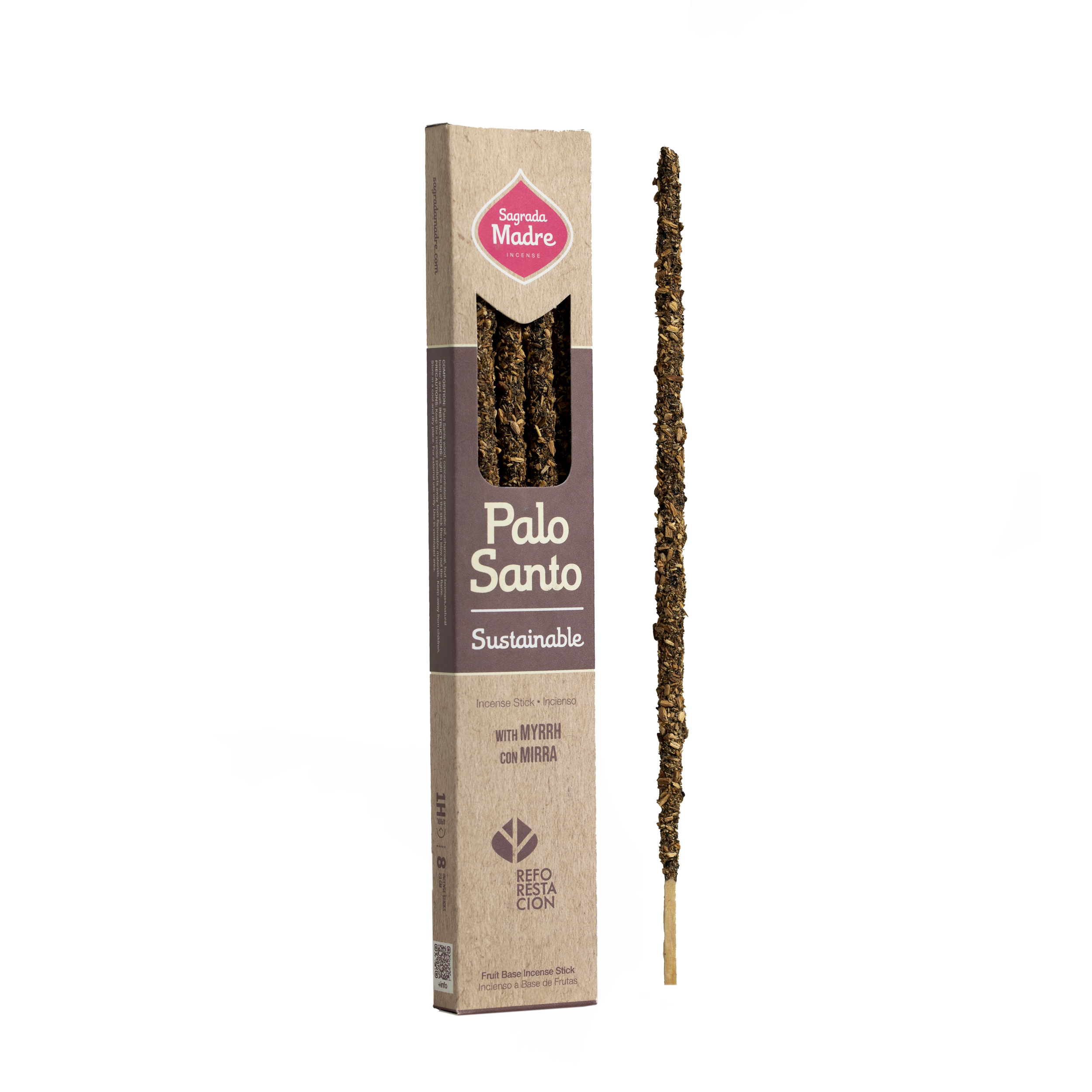 Incienso Palo Santo Sustentable con Mirra