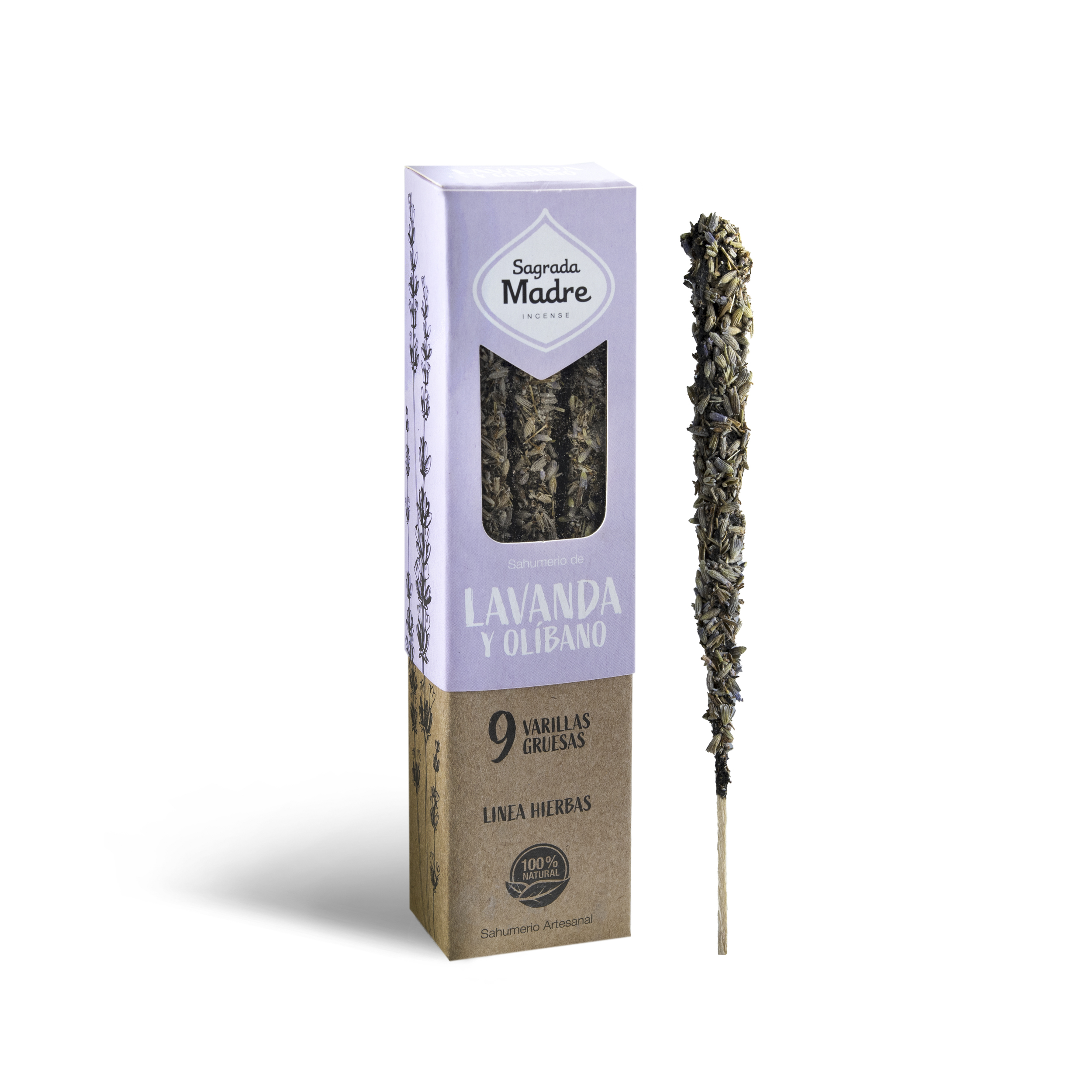 Incienso Hierbas Lavanda y Olíbano