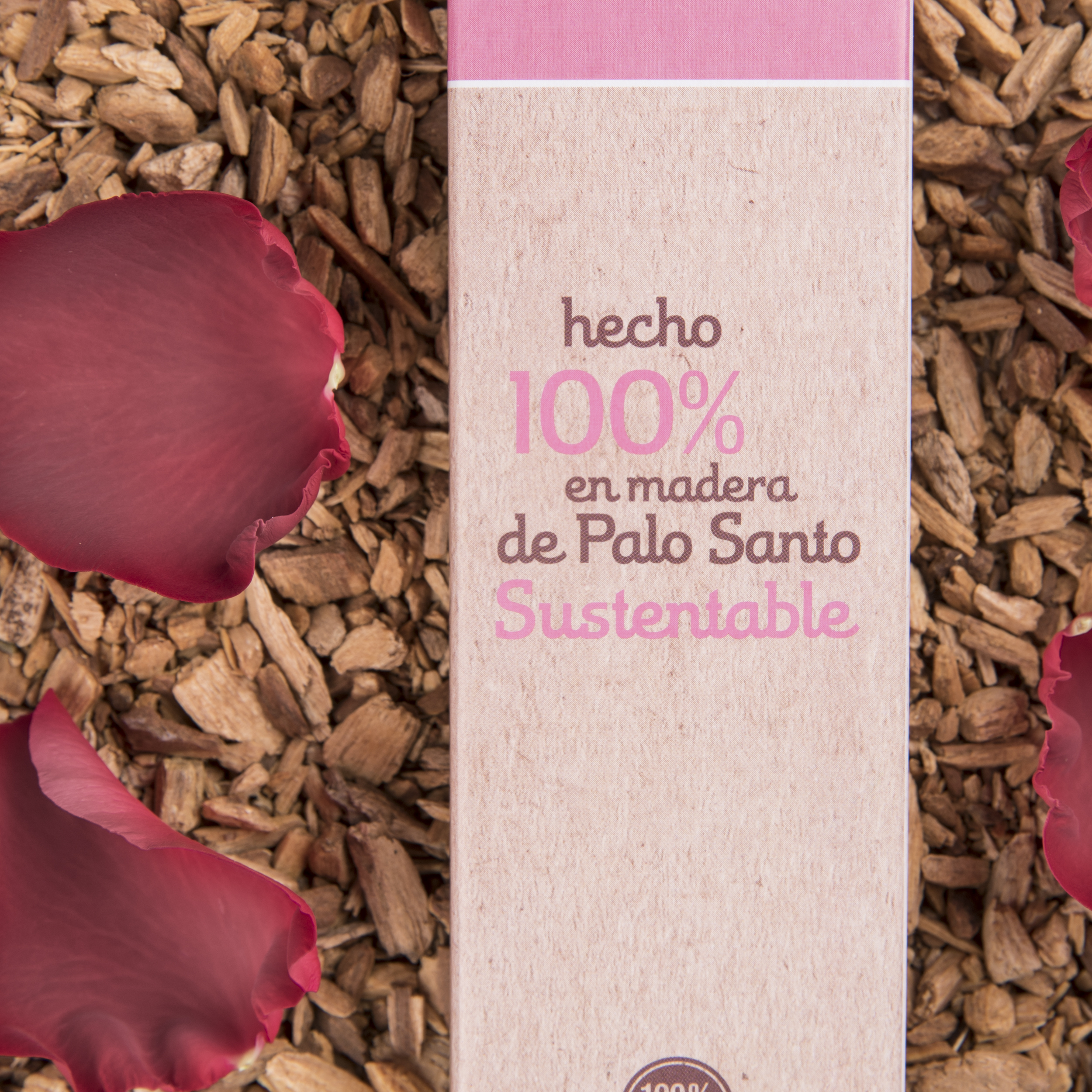 Incienso Palo Santo Sustentable con Rosa