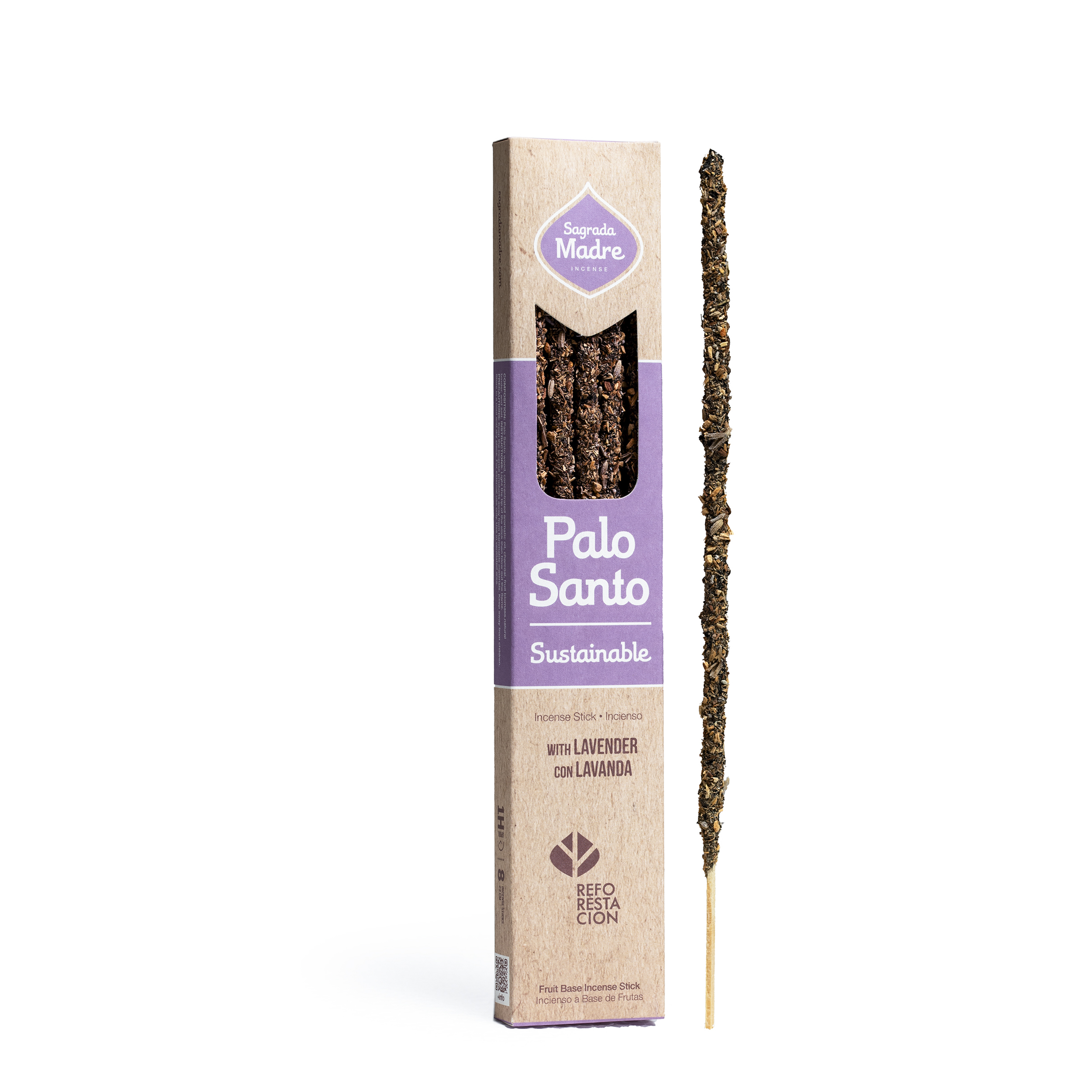 Incienso Palo Santo Sustentable con Lavanda
