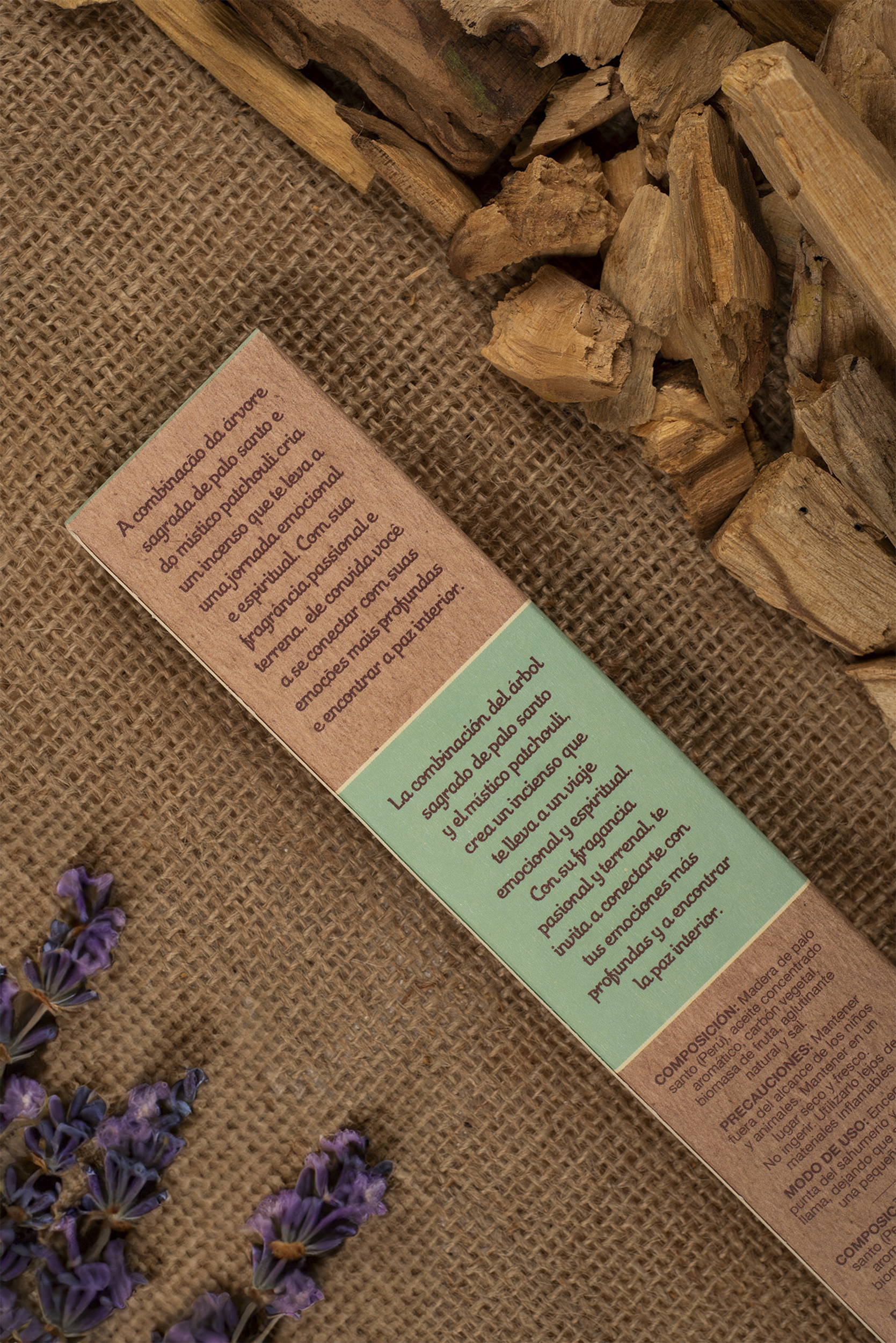 Incienso Palo Santo Sustentable con Pachulí