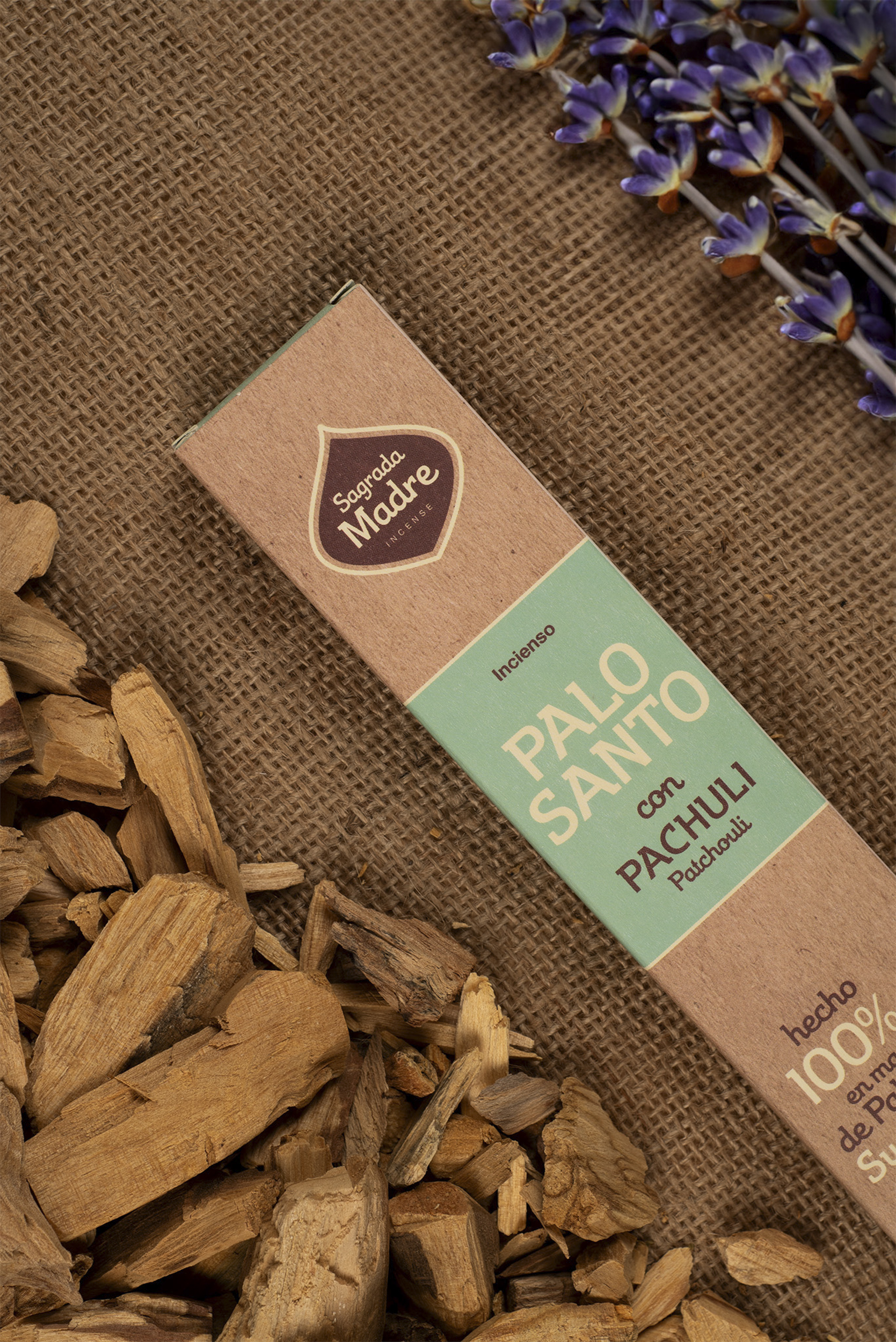 Incienso Palo Santo Sustentable con Pachulí