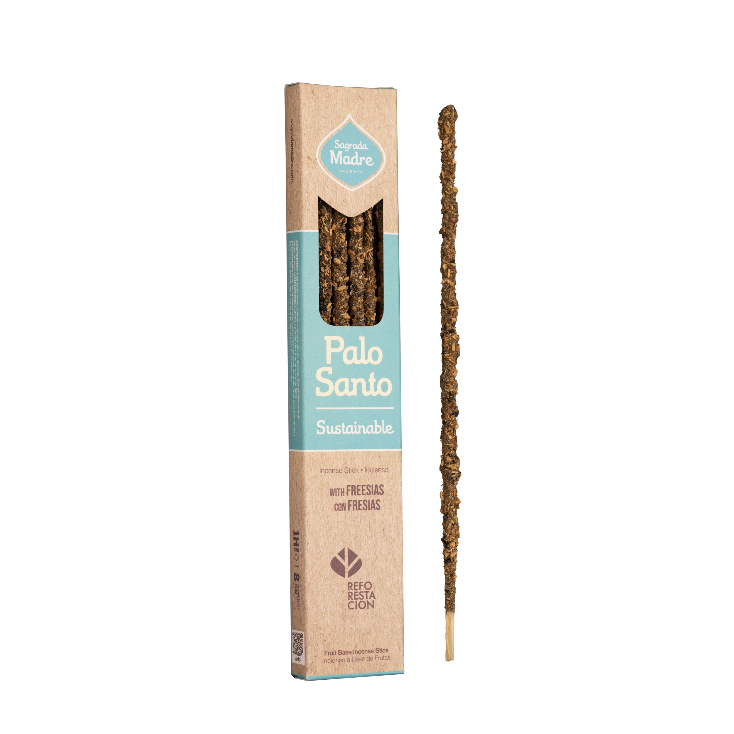 Incienso Palo Santo Sustentable con Fresias