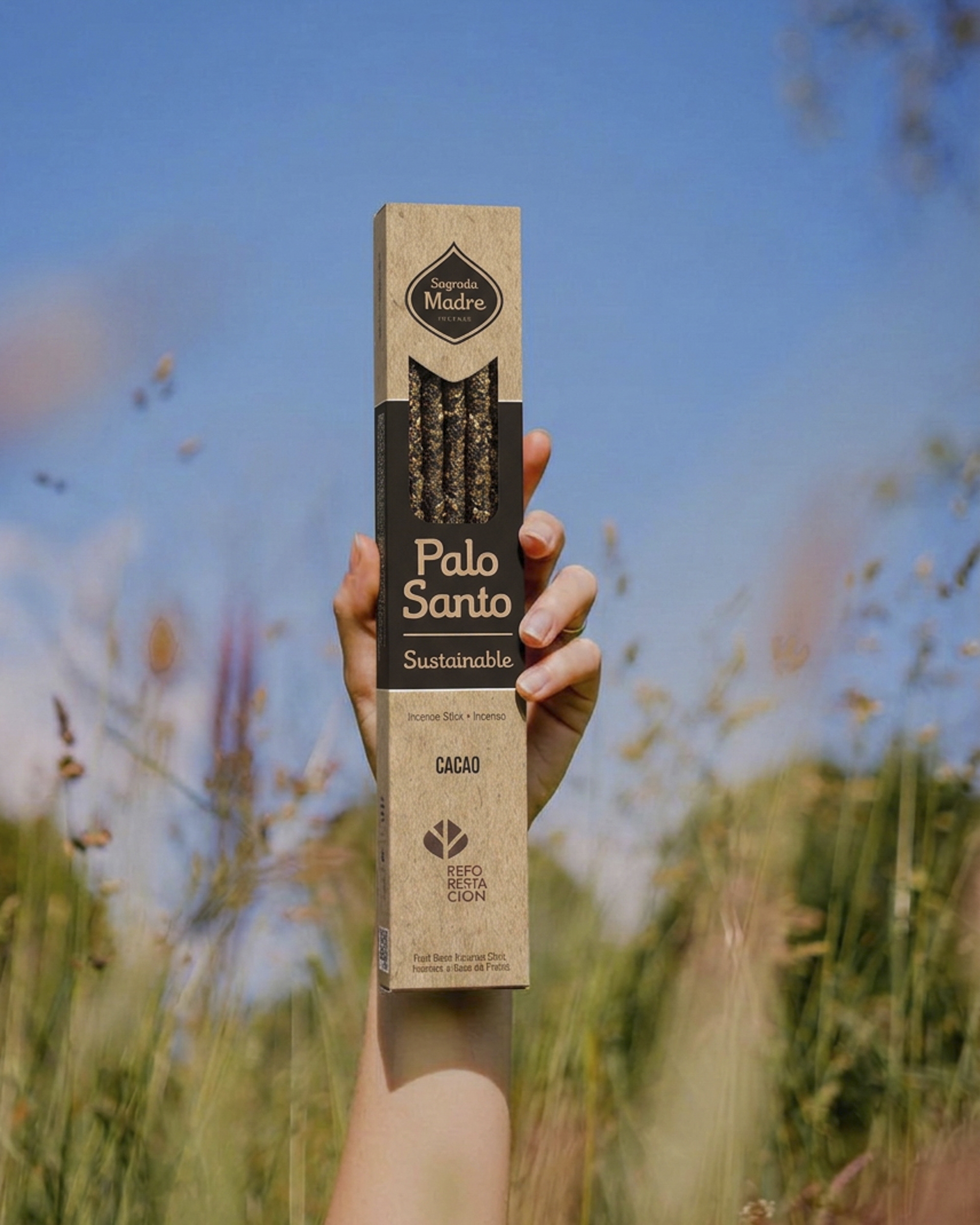 Incienso Palo Santo Sustentable con Cacao
