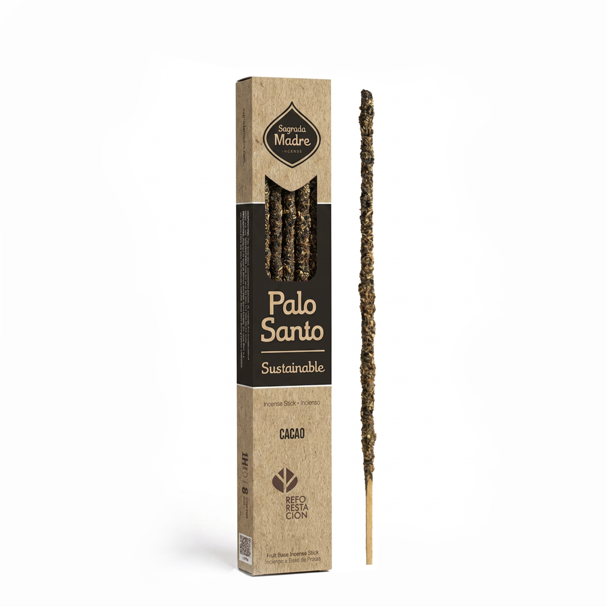 Incienso Palo Santo Sustentable con Cacao