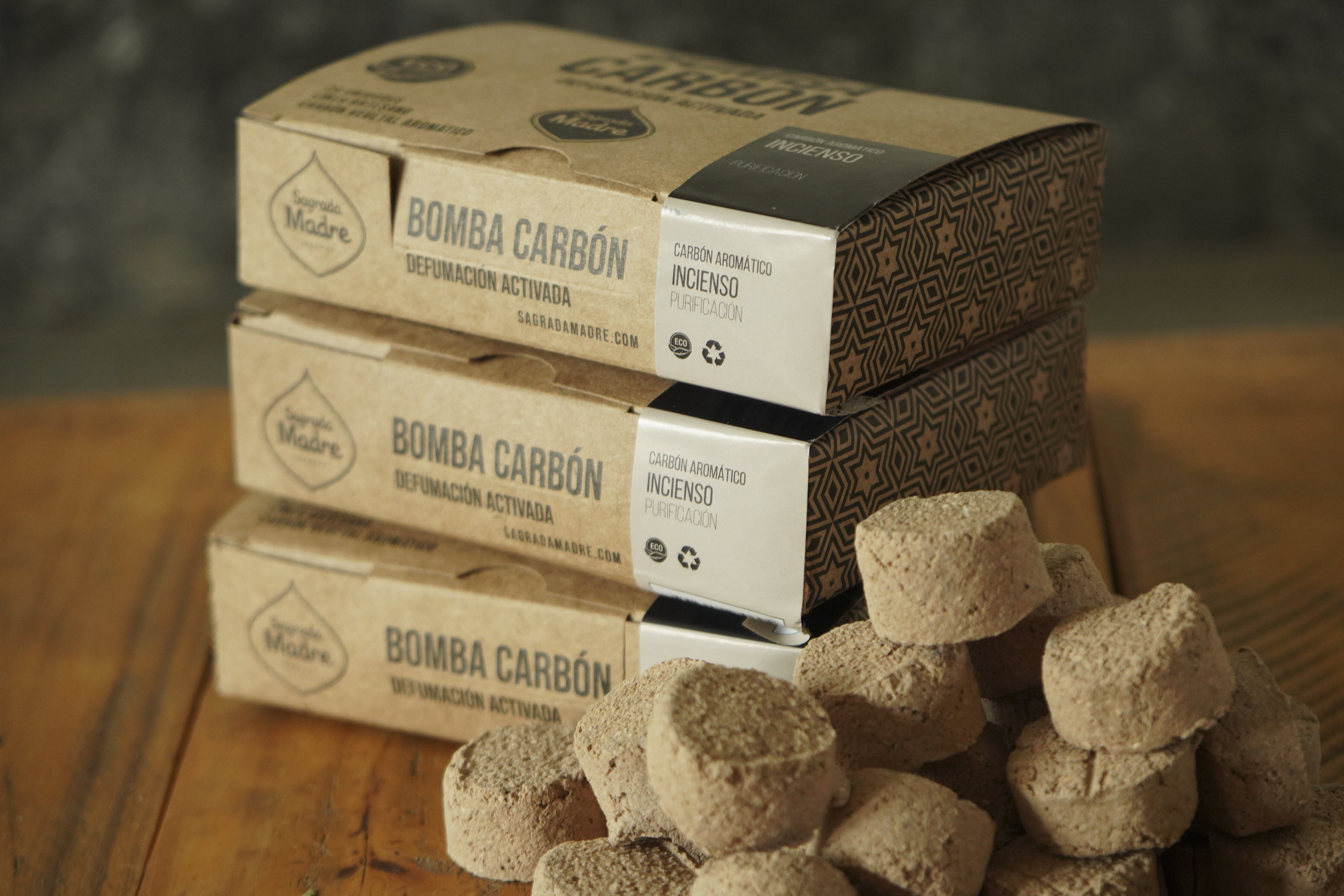 Bomba Carbón x24 Incienso