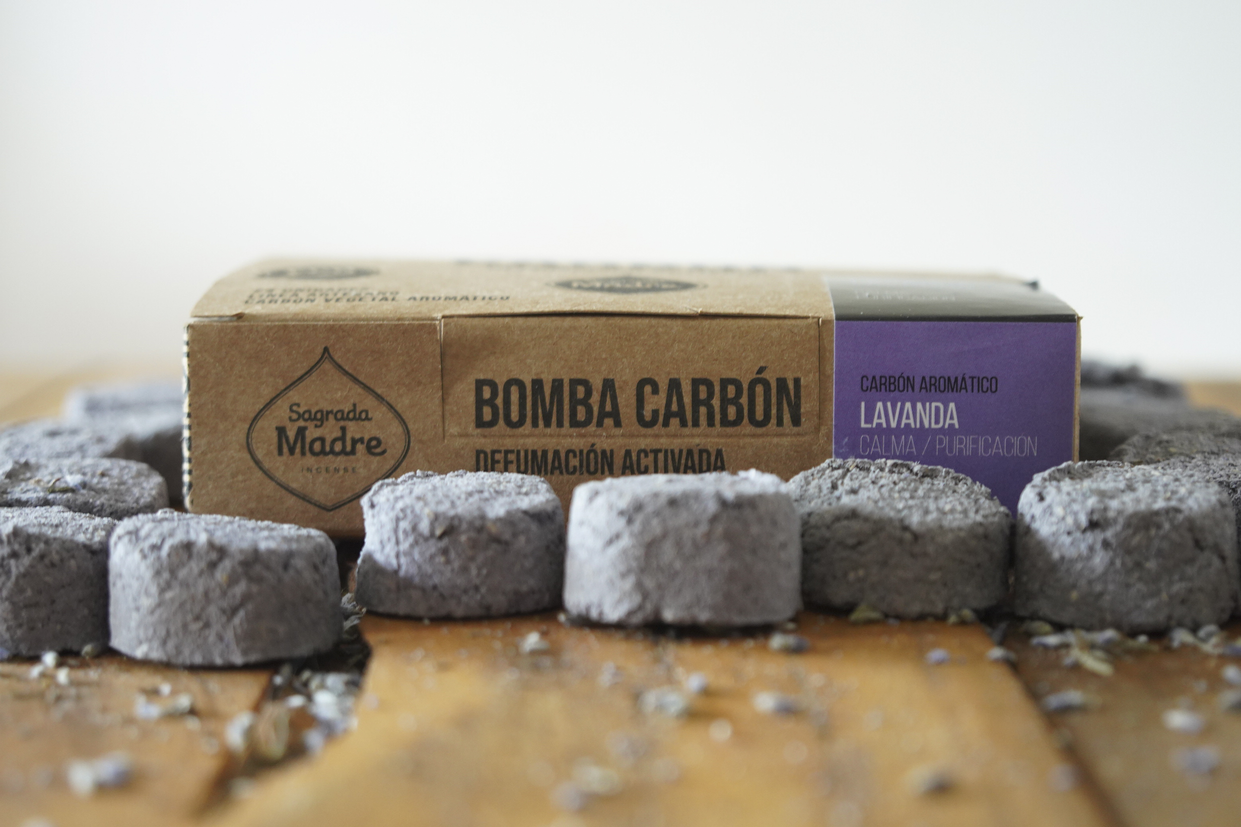 Bomba Carbón x24 Lavanda