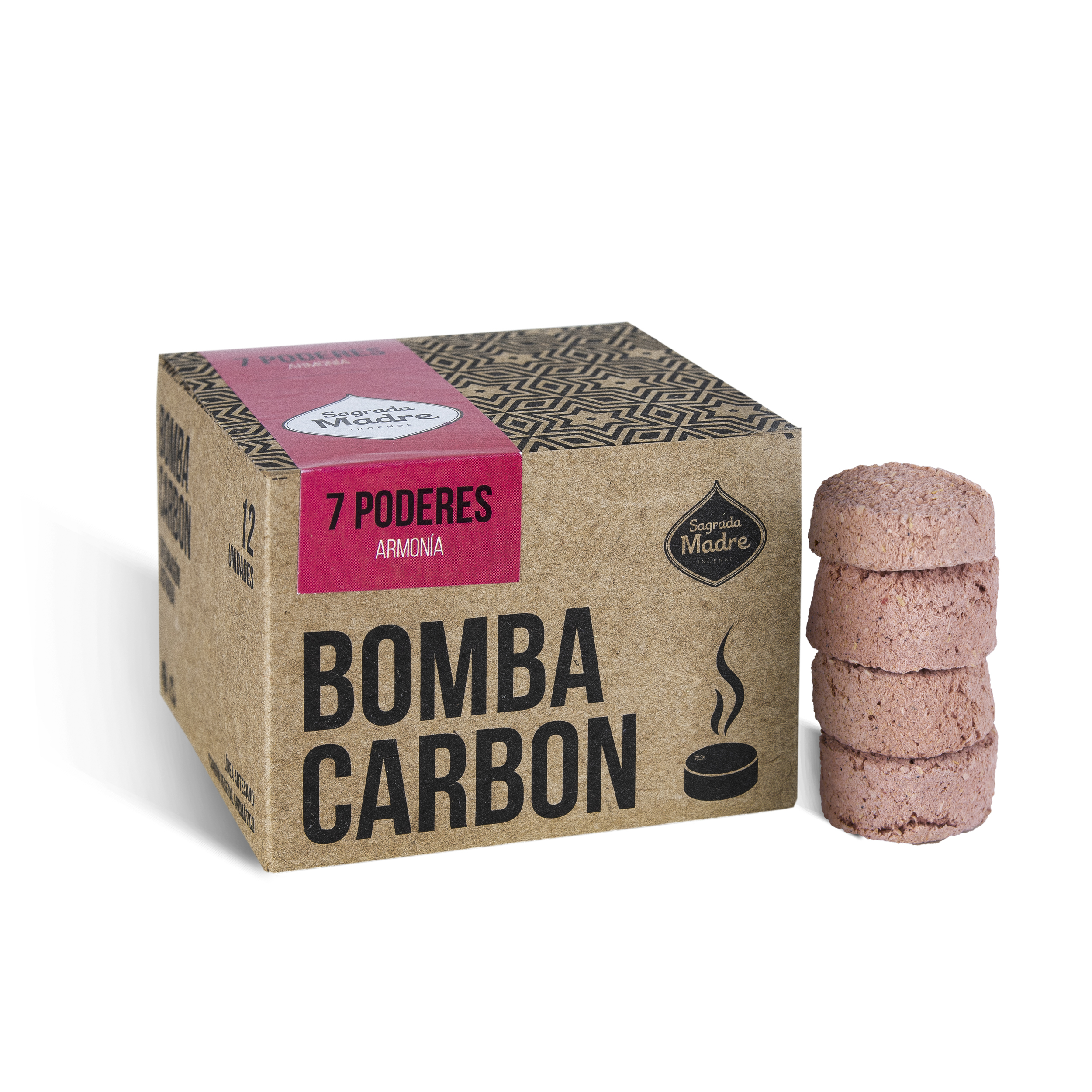 Bomba Carbón x12 7 Poderes